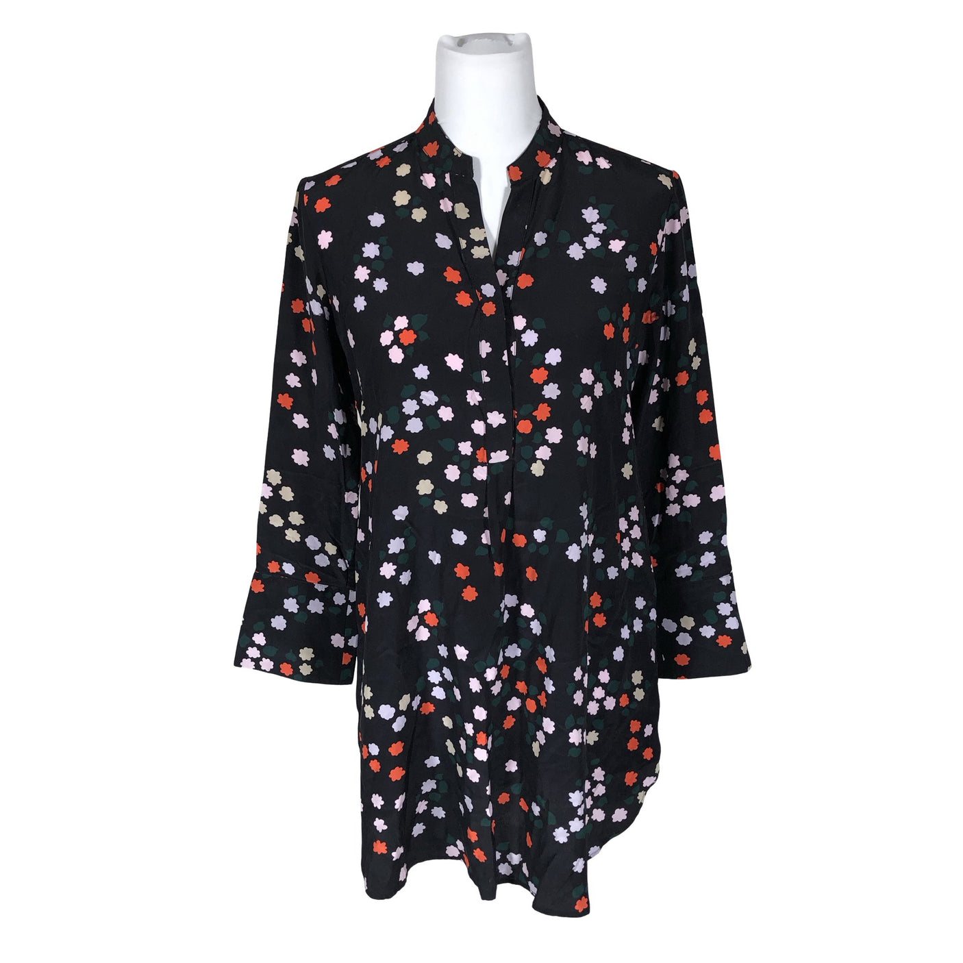 Naisten Marimekko - Sifonkitunika, koko 36 - Musta (1)