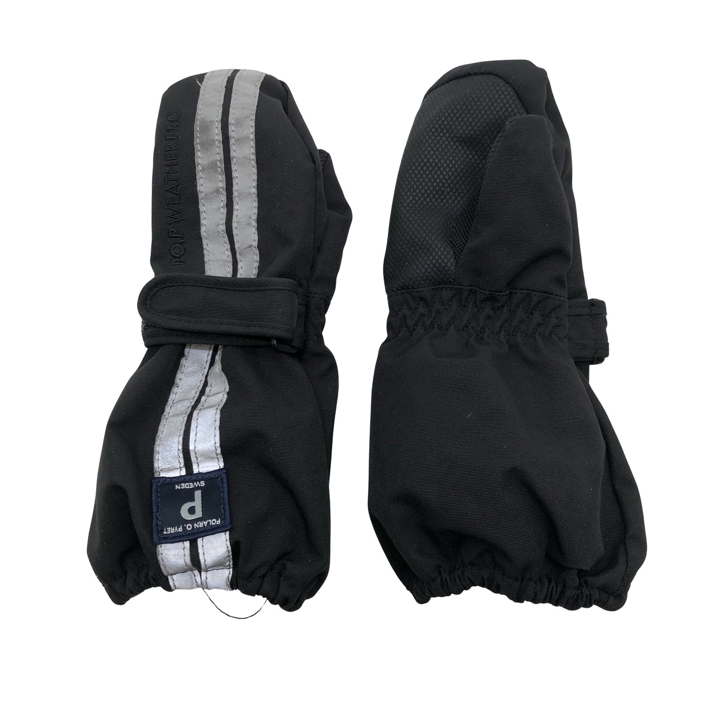 Unisex Polarn O. Pyret - Välikausihanskat, koko 1 - 2 vuotta - Musta (1)