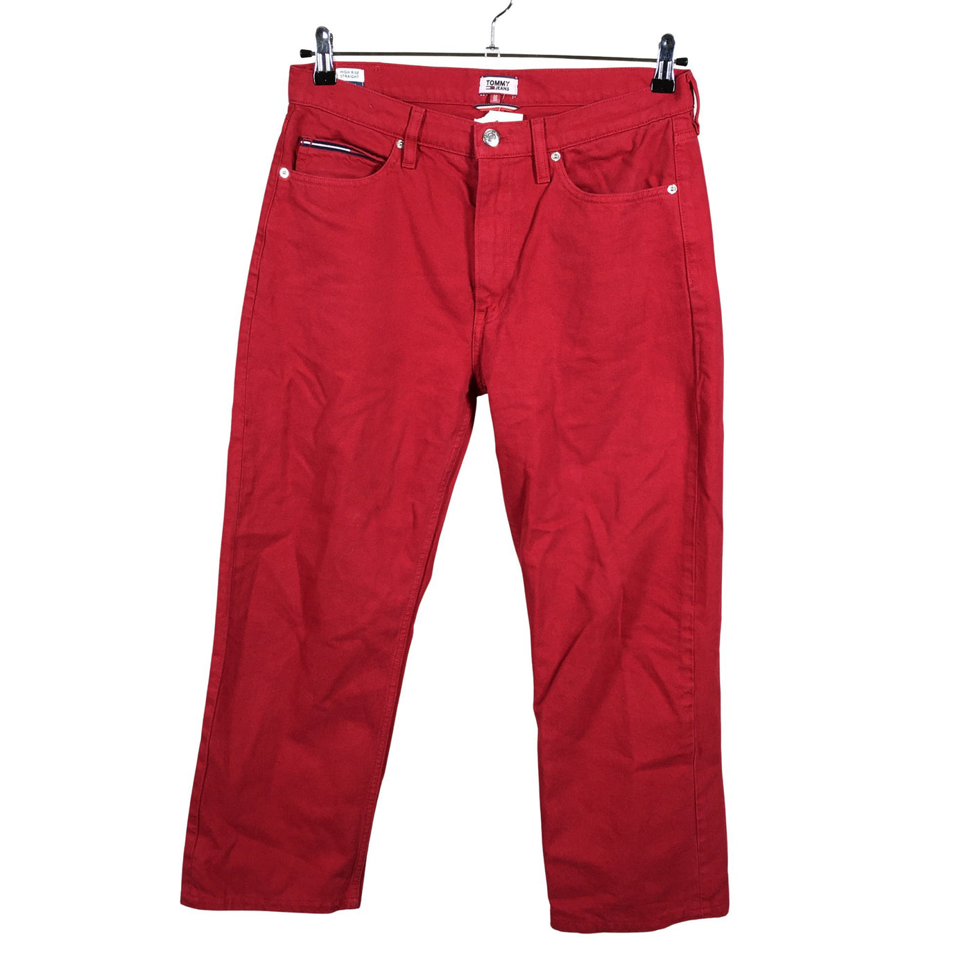 Naisten Tommy Jeans (Tommy Hilfiger) - Farkut, koko W30 - Punainen (1)