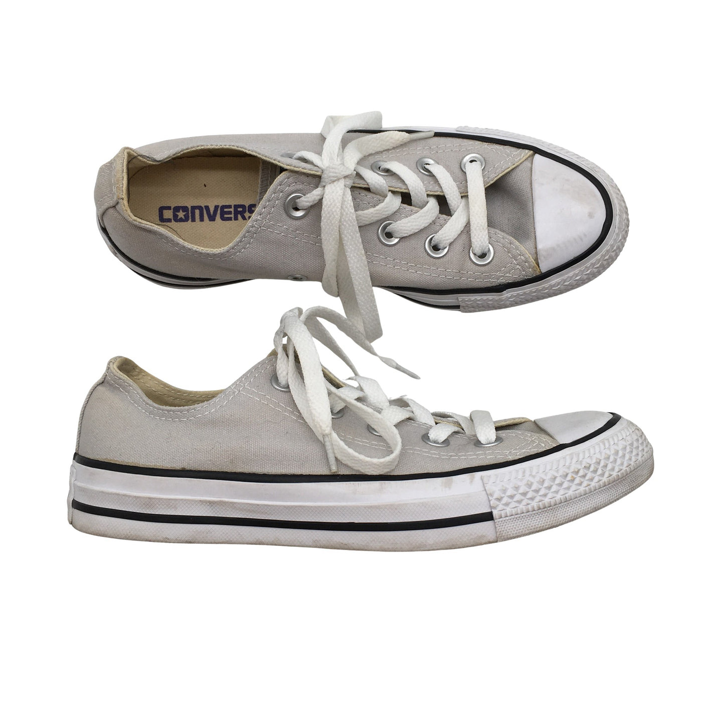 Naisten Converse - Tennarit, koko 36 - Beige (1)
