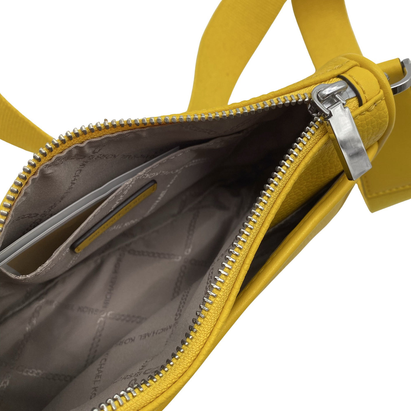 Naisten Michael Kors - Olkalaukku, koko Mini - Keltainen (3)