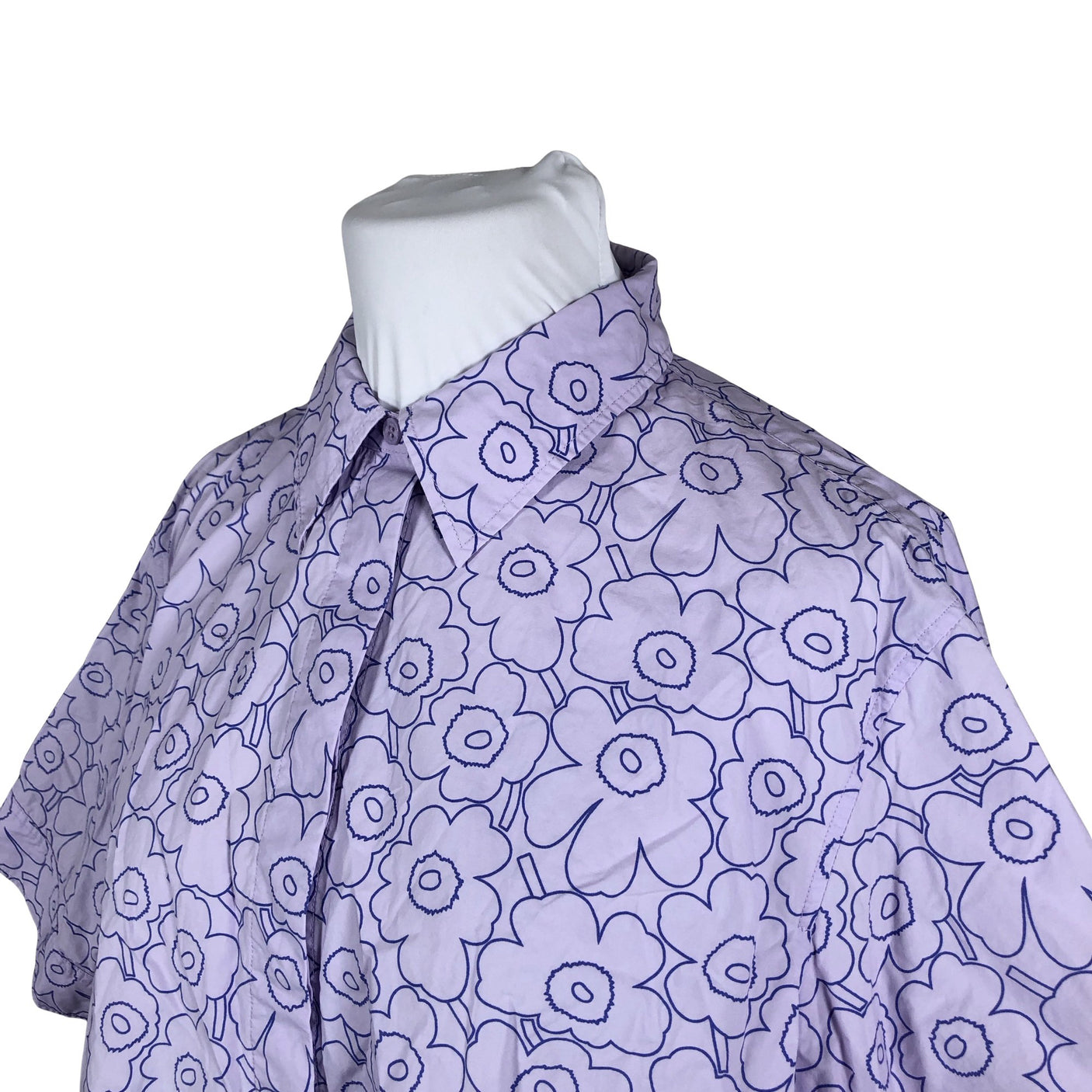 Naisten Marimekko - Kauluspaita, koko 44 - Violetti (3)