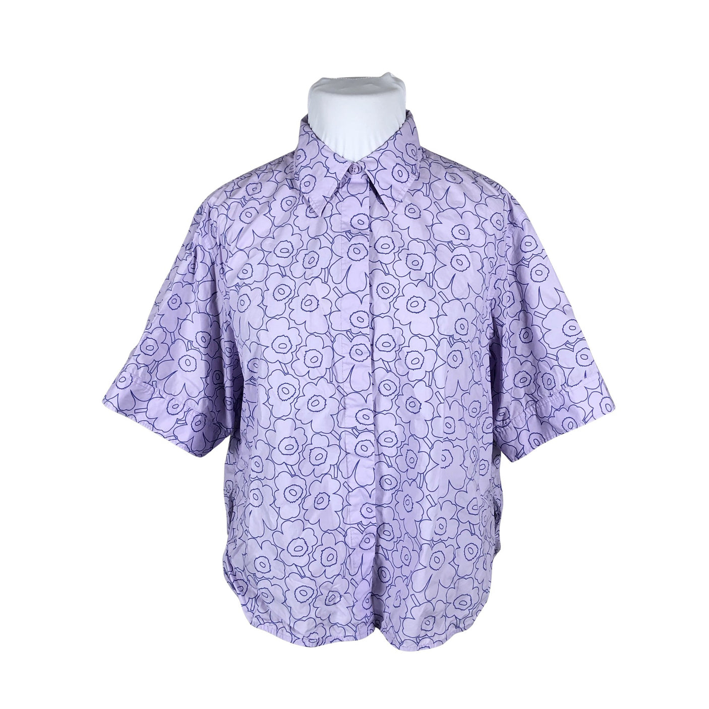 Naisten Marimekko - Kauluspaita, koko 44 - Violetti (1)