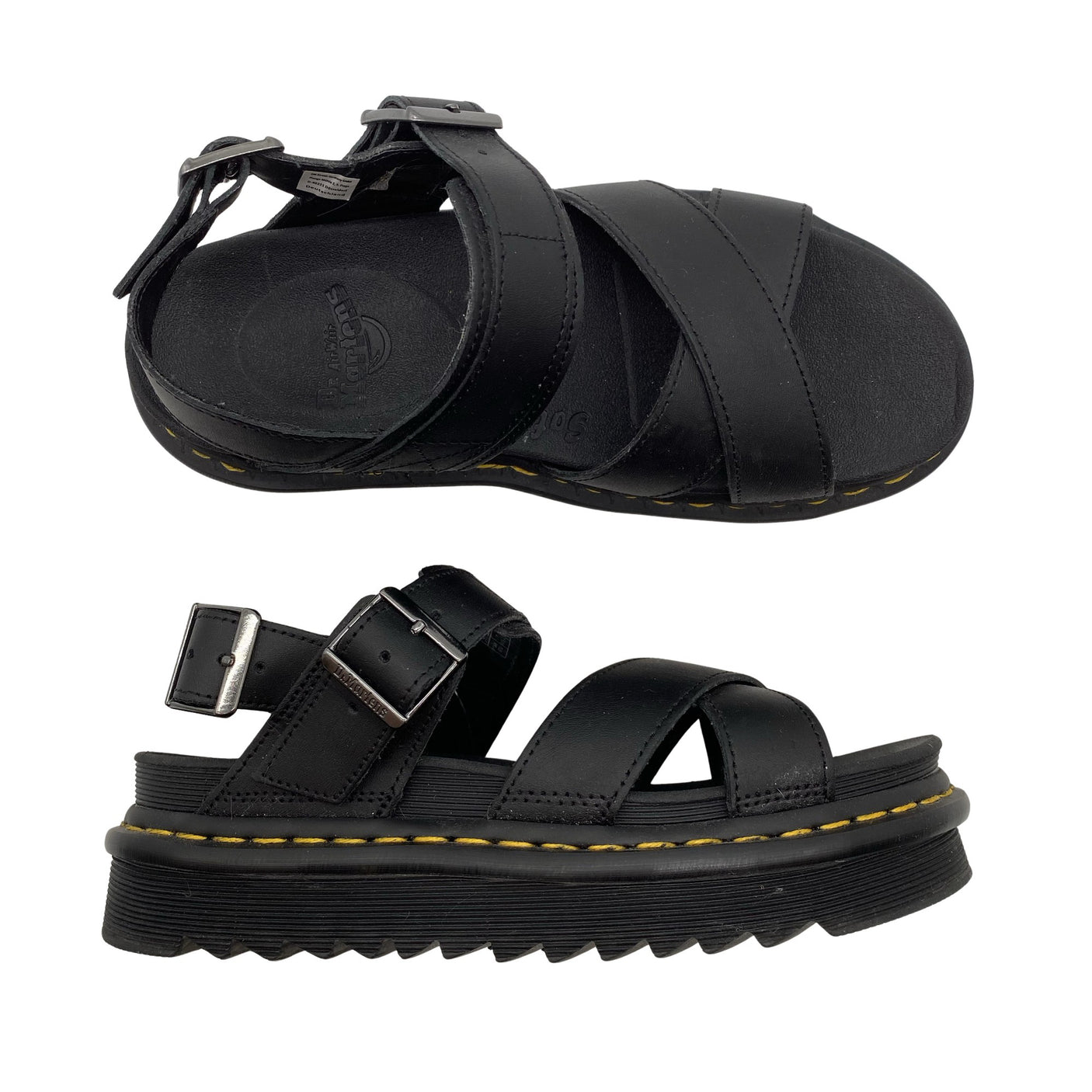 Naisten Dr. Martens - Sandaalit, koko 38 - Musta (1)