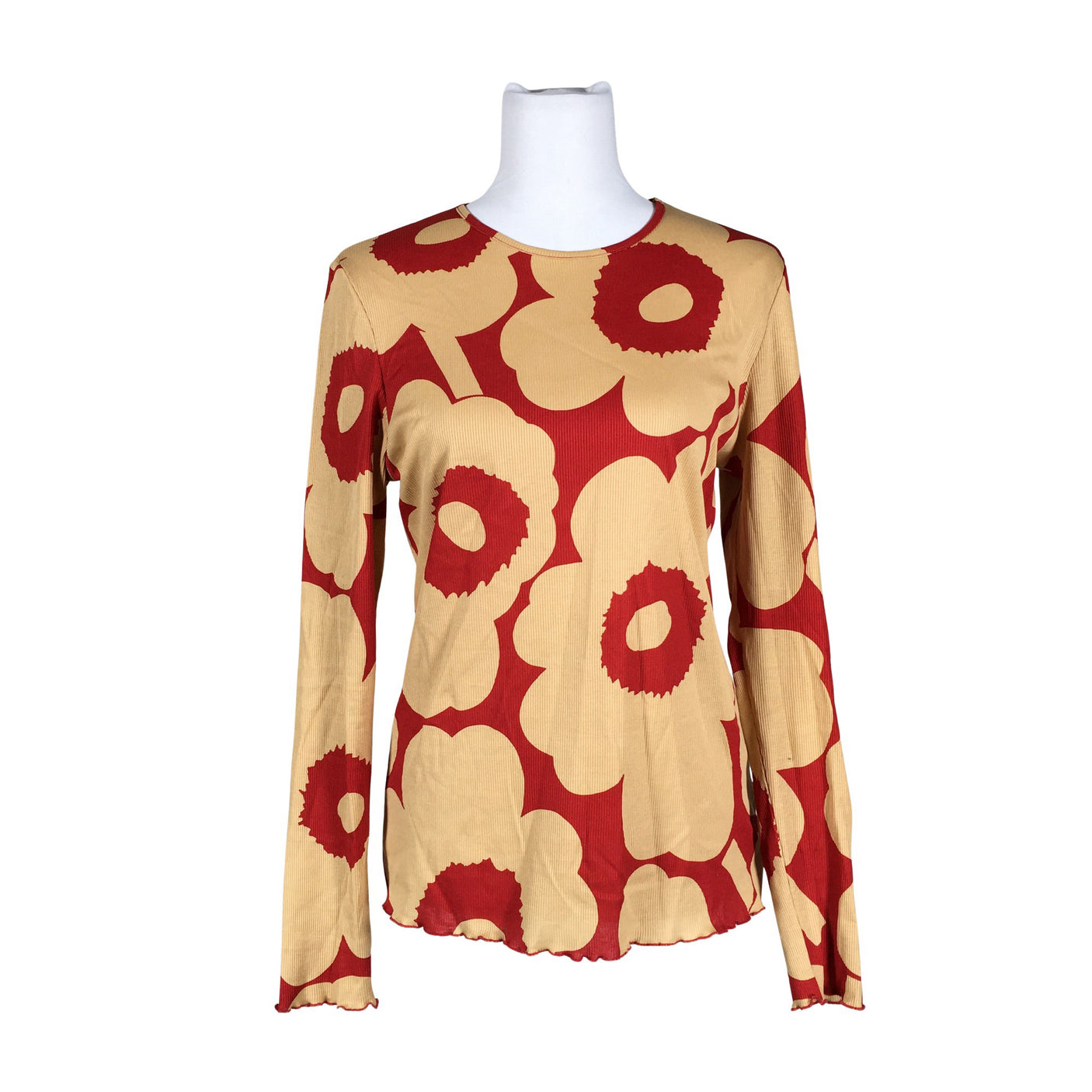 Naisten Marimekko - Trikoopaita, koko 40 - Beige (1)