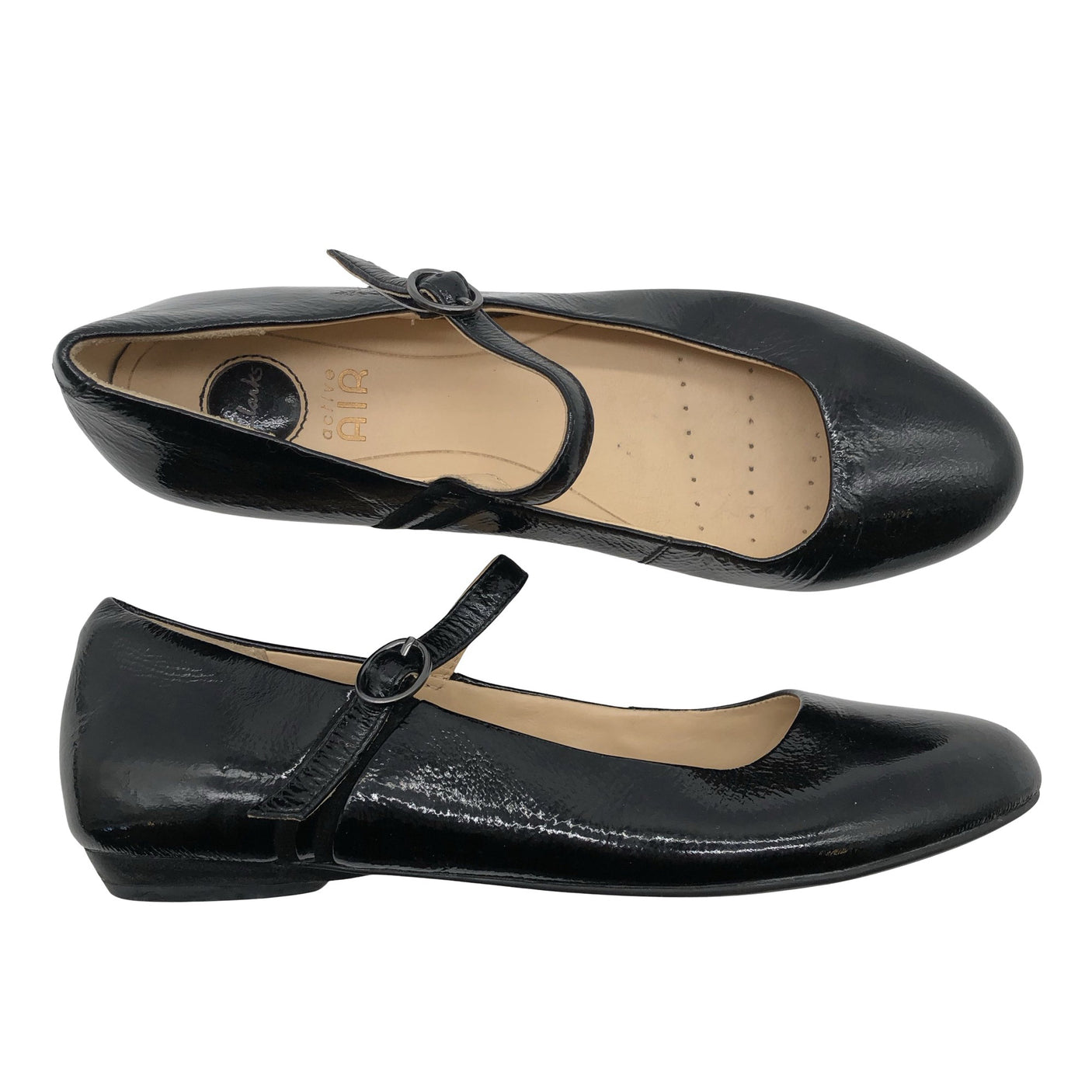 Naisten Clarks - Ballerinat, koko 39 - Musta (1)