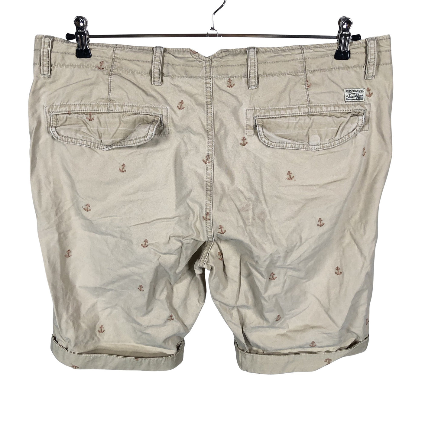 Miesten Scotch&Soda - Shortsit, koko W36 - Beige (2)