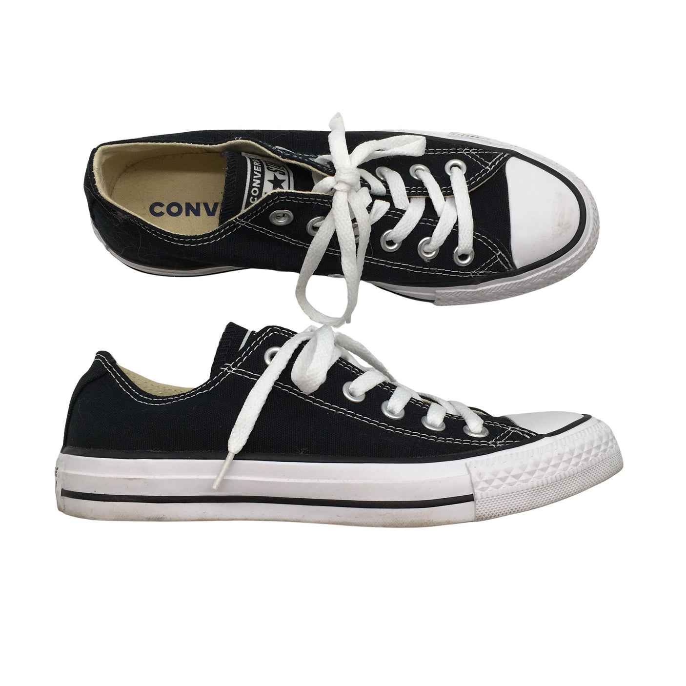 Naisten Converse - Tennarit, koko 37 - Musta (1)