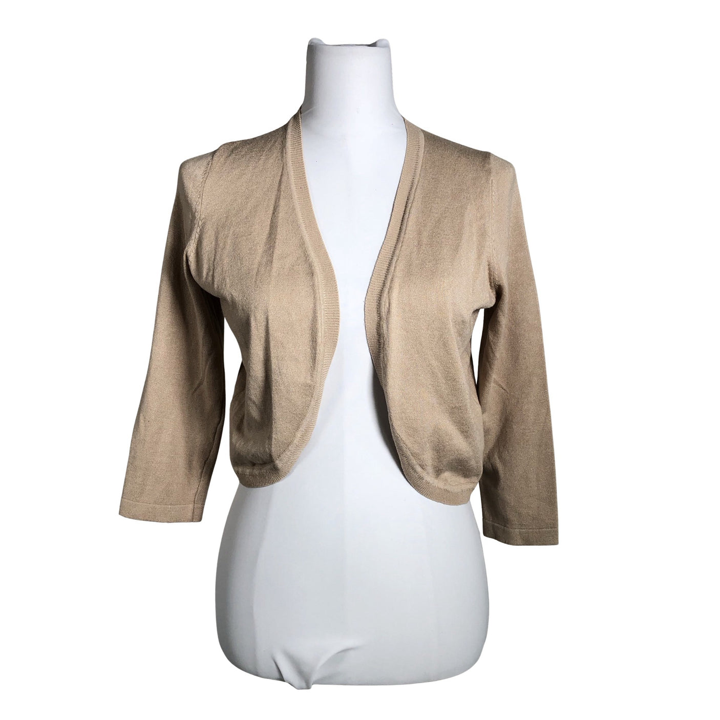 Naisten Your Face - Neuletakki, koko 38 - Beige (1)