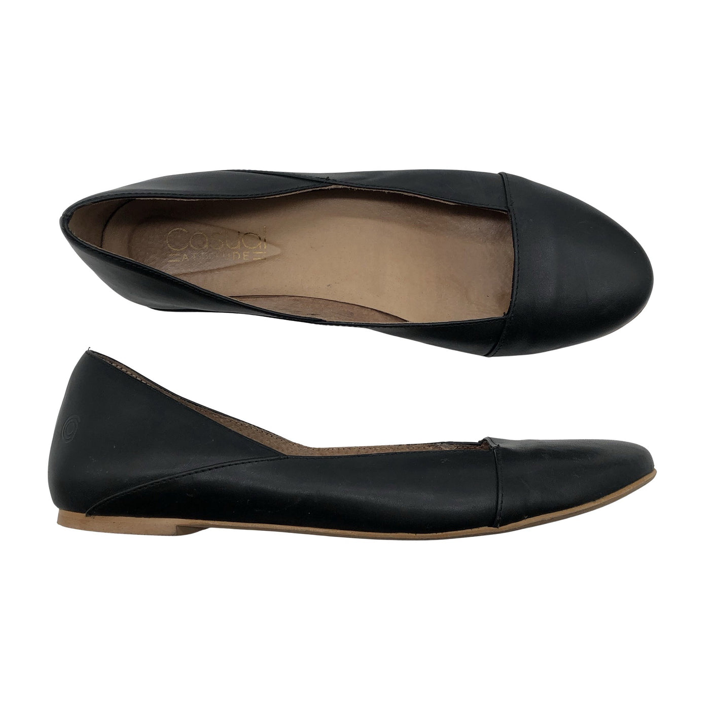 Naisten Casual Attitude - Ballerinat, koko 40 - Musta (1)