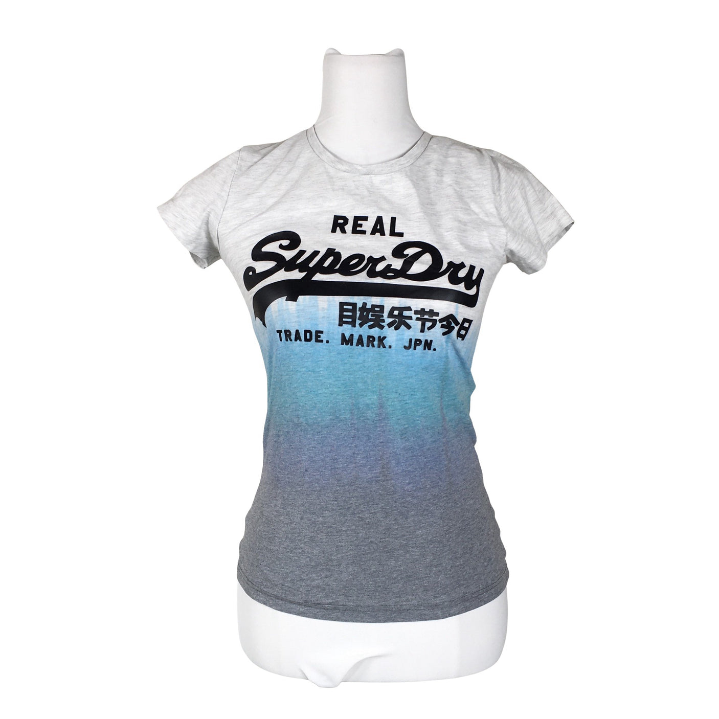Naisten Superdry - T-paita, koko 34 - Harmaa (1)