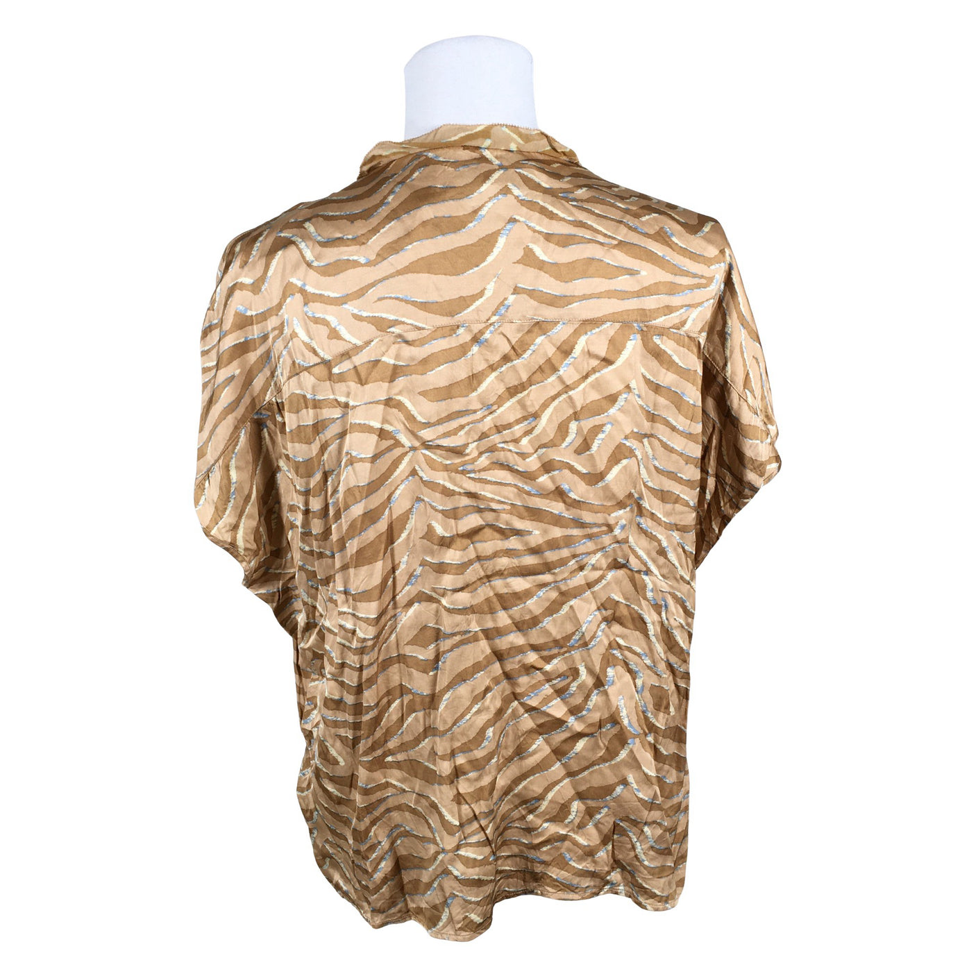 Naisten Mos Mosh - Lyhythihainen pusero, koko 40 - Beige (2)