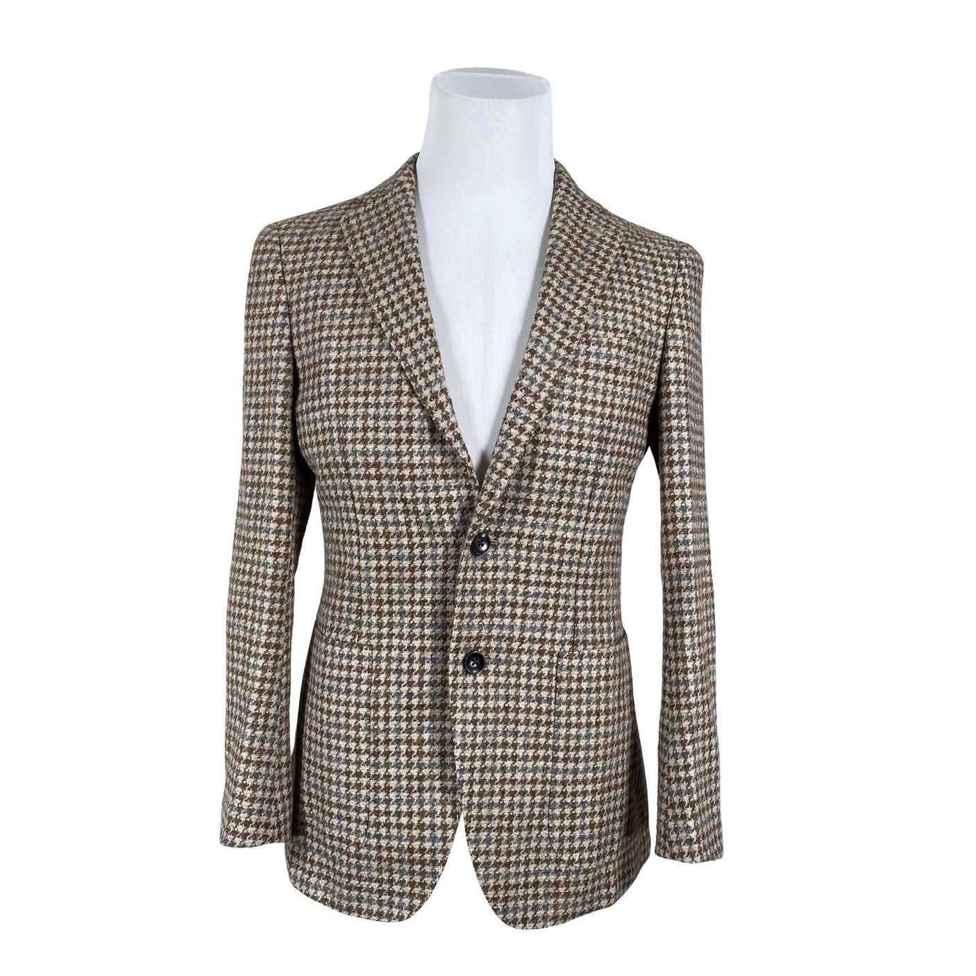Miesten SuitSupply - Pikkutakki, koko S - Ruskea (1)