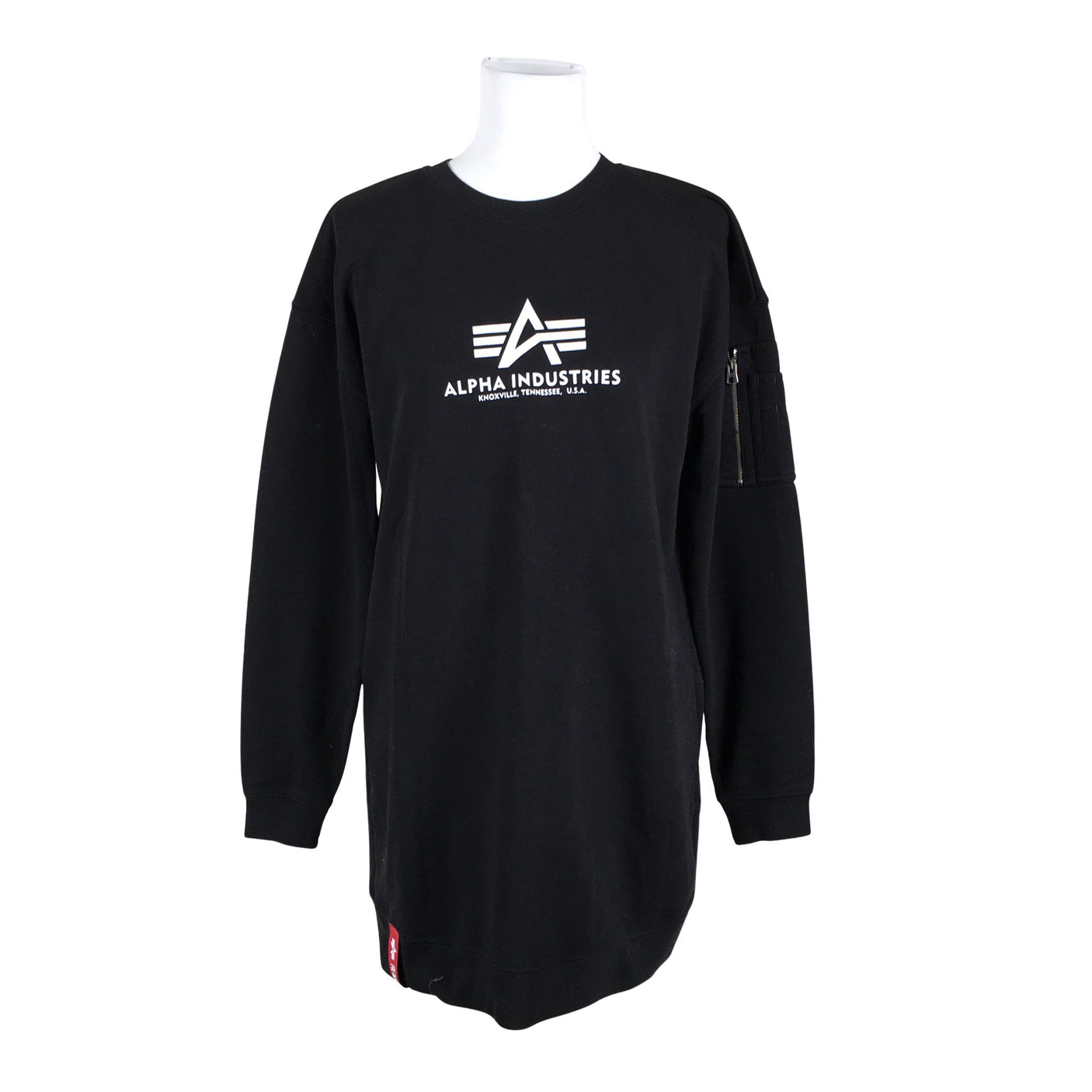 Naisten Alpha Industries - Collegetunika, koko 36 - Musta (1)