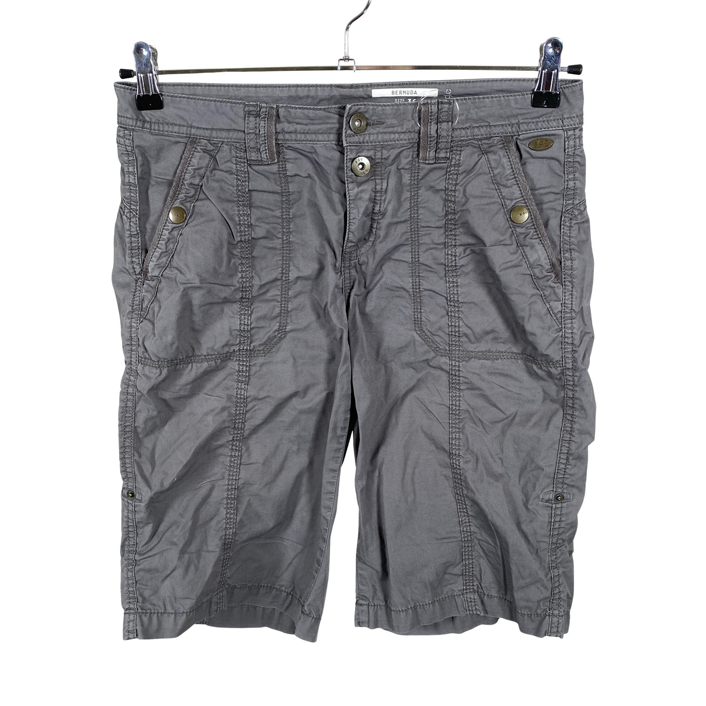 Naisten EDC by Esprit - Shortsit, koko 36 - Harmaa (1)