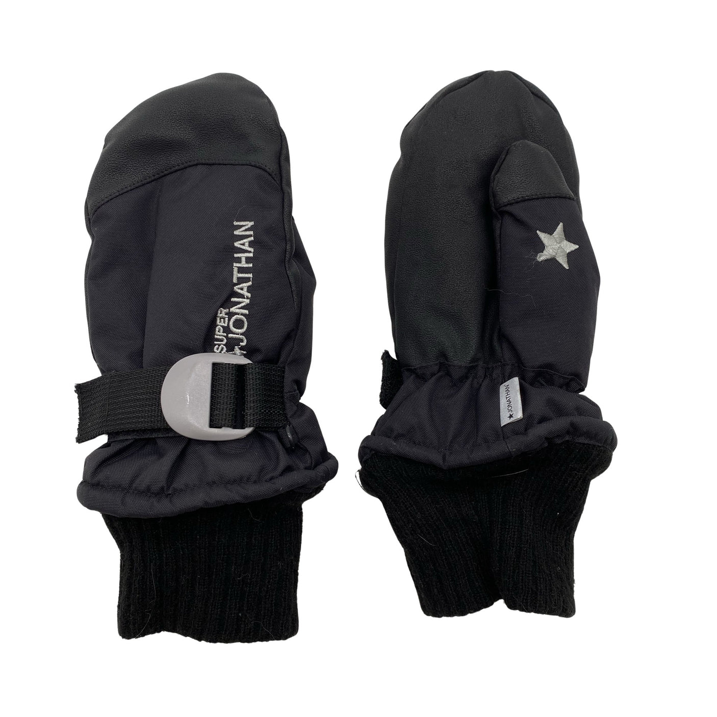 Unisex Jonathan - Talvihanskat, koko 5 - 8 vuotta - Musta (1)