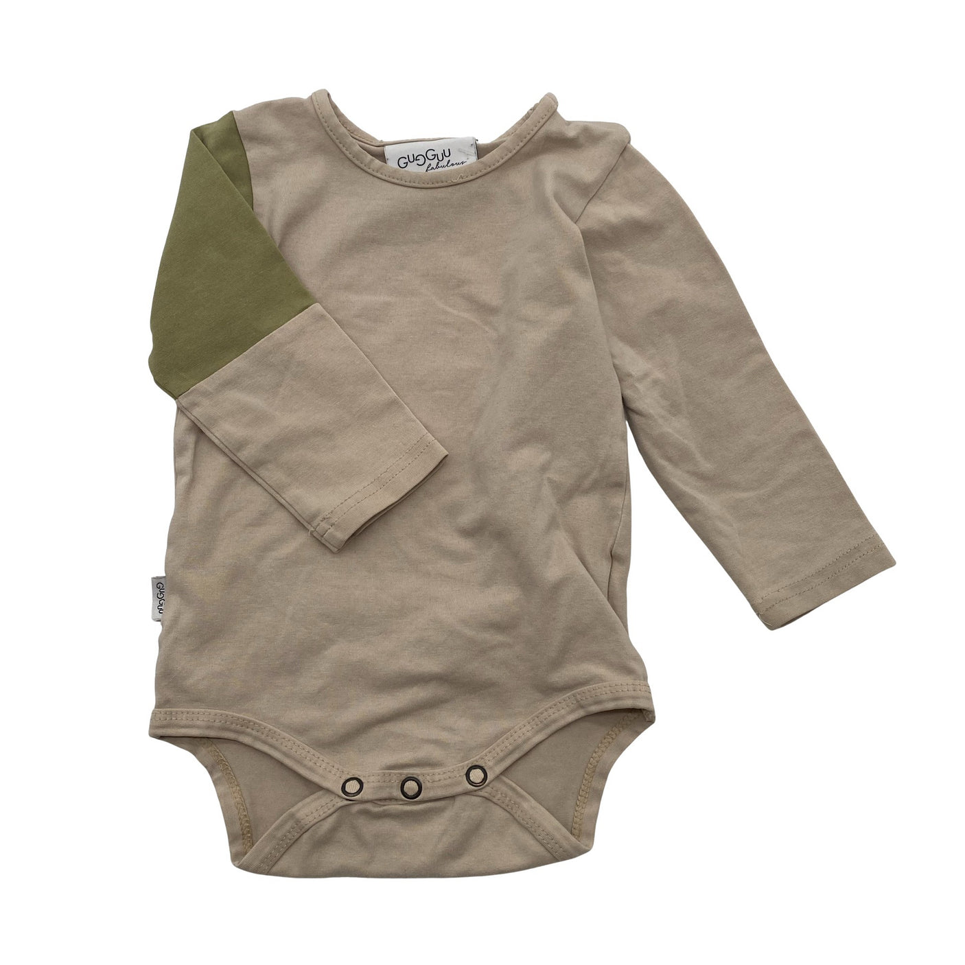 Unisex Gugguu - Body, koko 68 - 74 - Beige (1)
