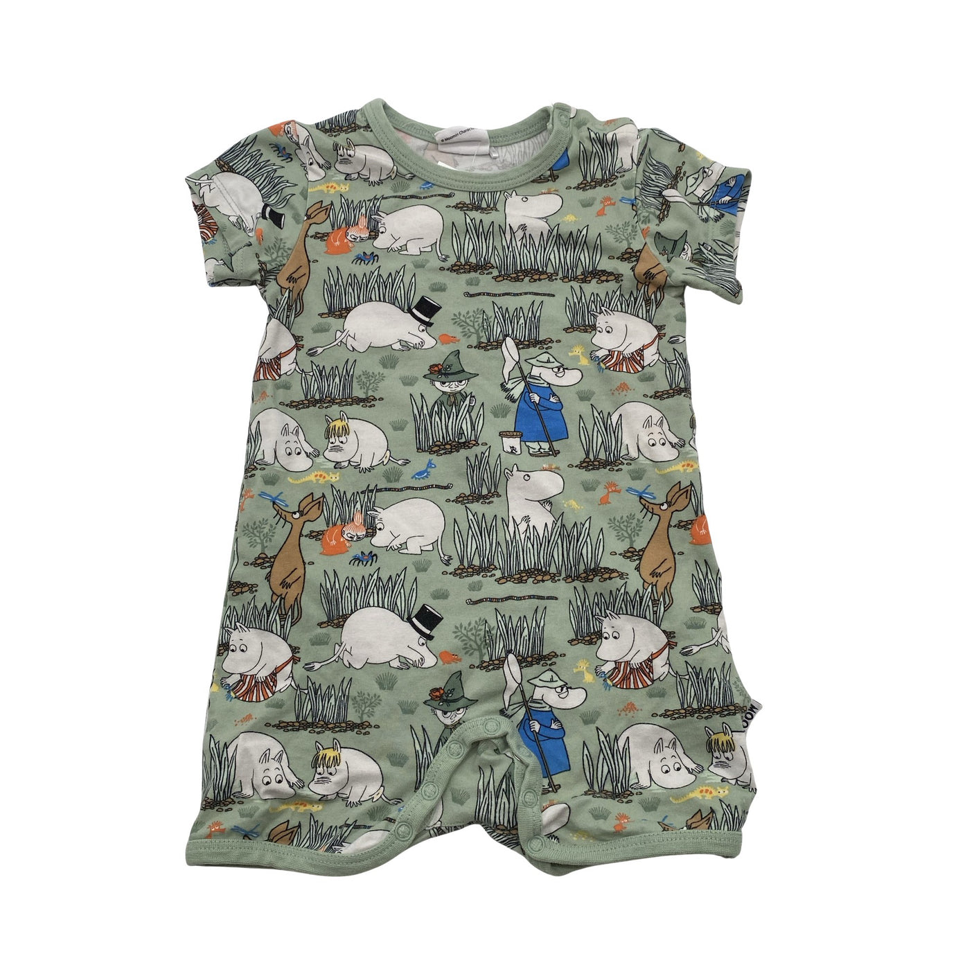 Unisex Moomin by Martinex - Shortsihaalarit, koko 62 - 68 - Vihreä (1)