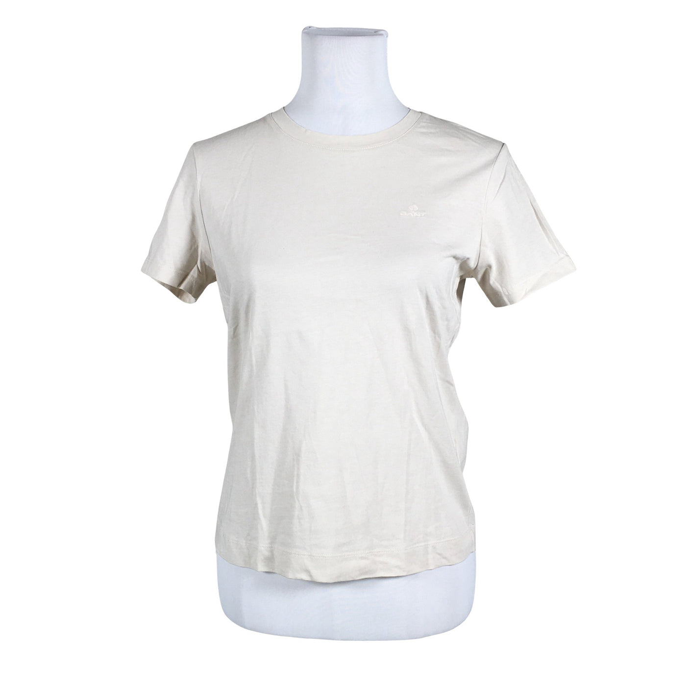 Naisten Gant - T-paita, koko 36 - Beige (1)