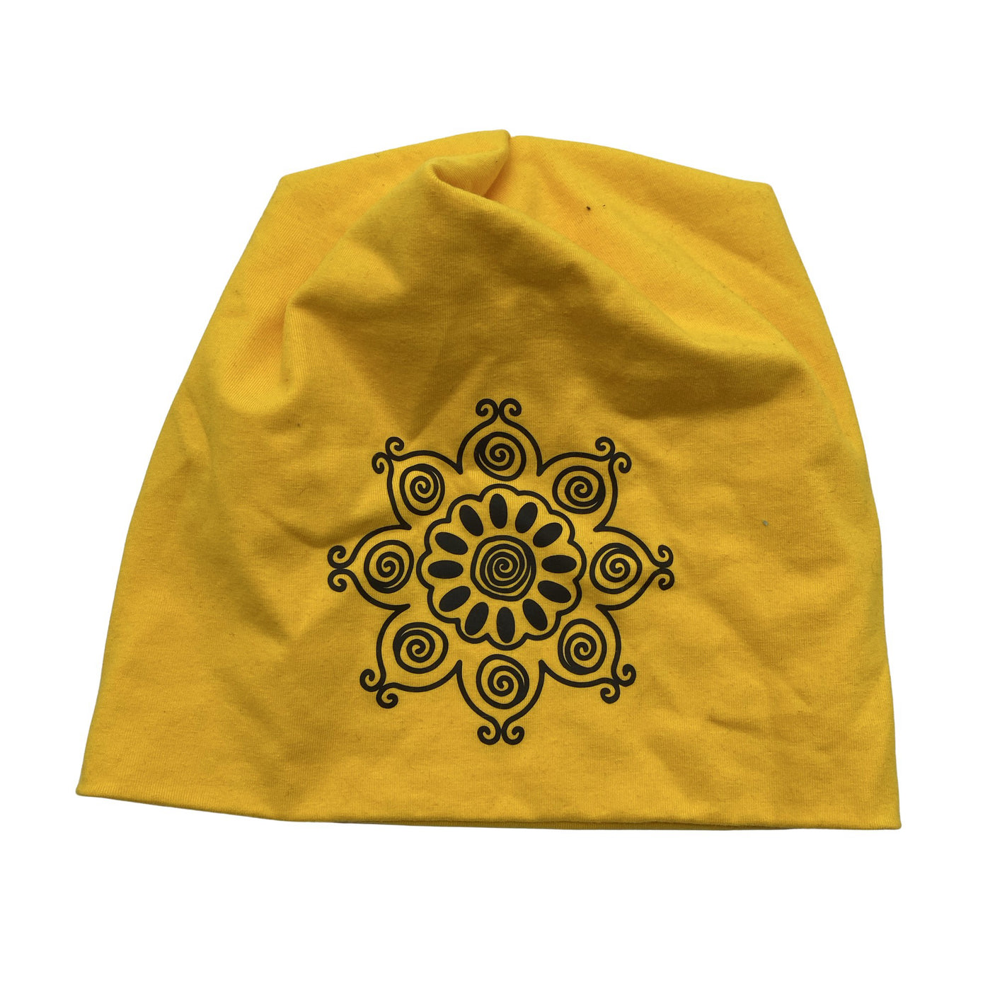 Unisex Nettihattu - Ohut pipo, koko 56 - 58 cm - Keltainen (1)