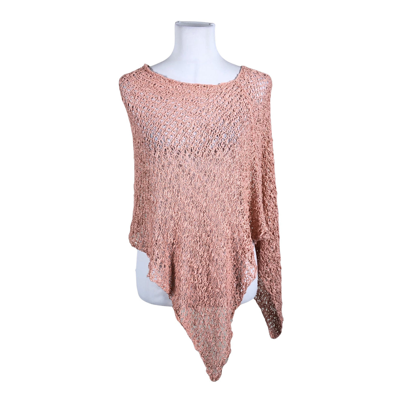 Naisten Bohemiana - Poncho, koko 40 - Vaaleanpunainen (1)