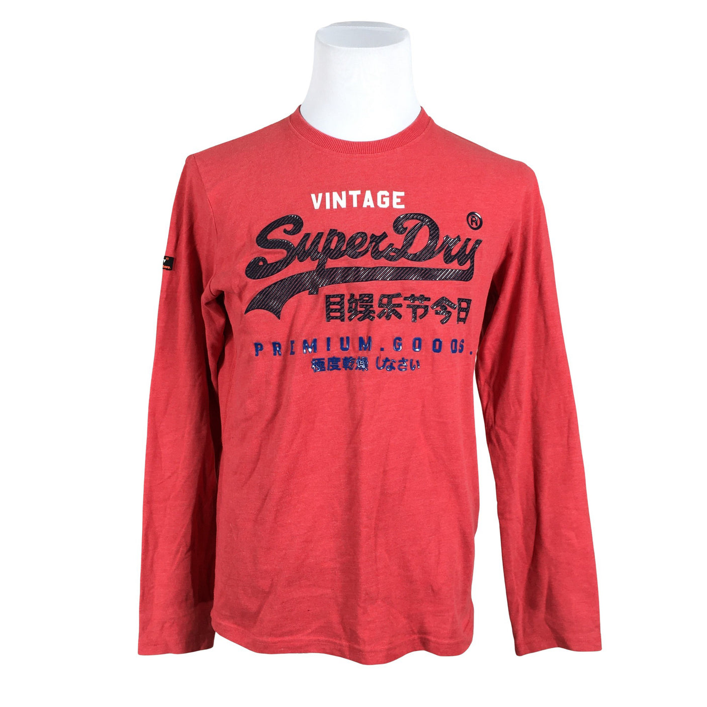 Miesten Superdry - Trikoopaita, koko L - Punainen (1)