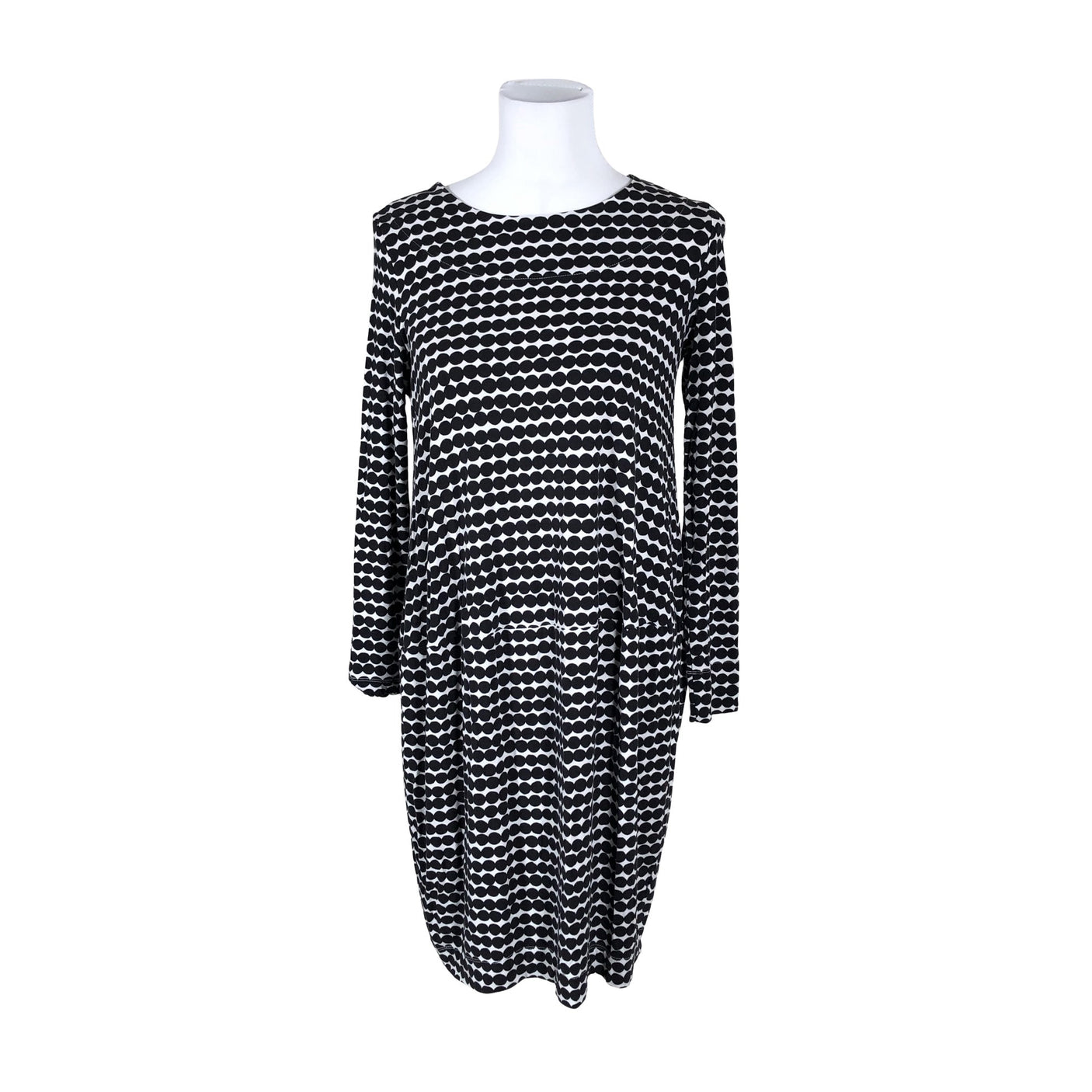 Naisten Marimekko - Trikoomekko, koko 38 - Musta (1)