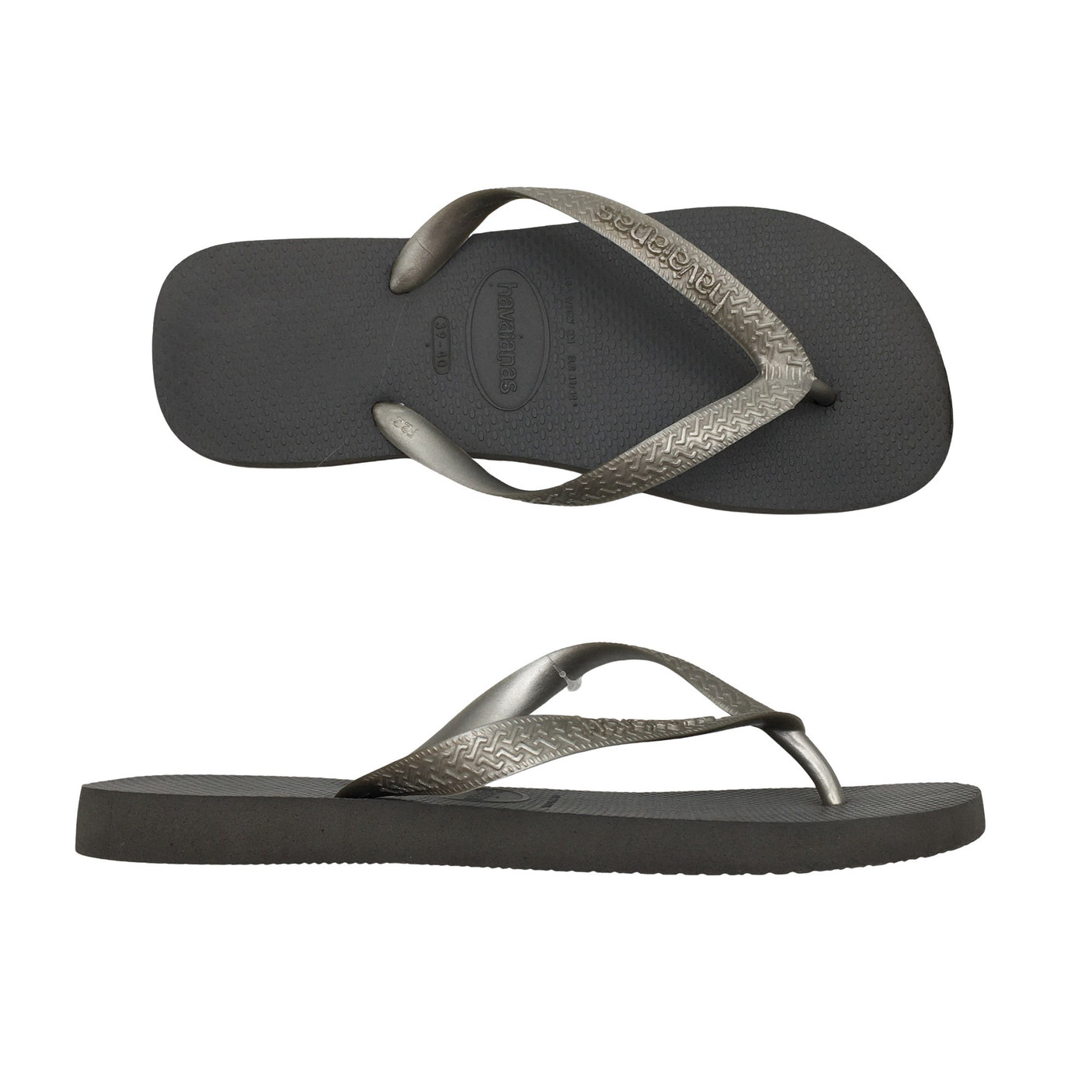 Naisten Havaianas - Rantasandaalit, koko 39 - Harmaa (1)
