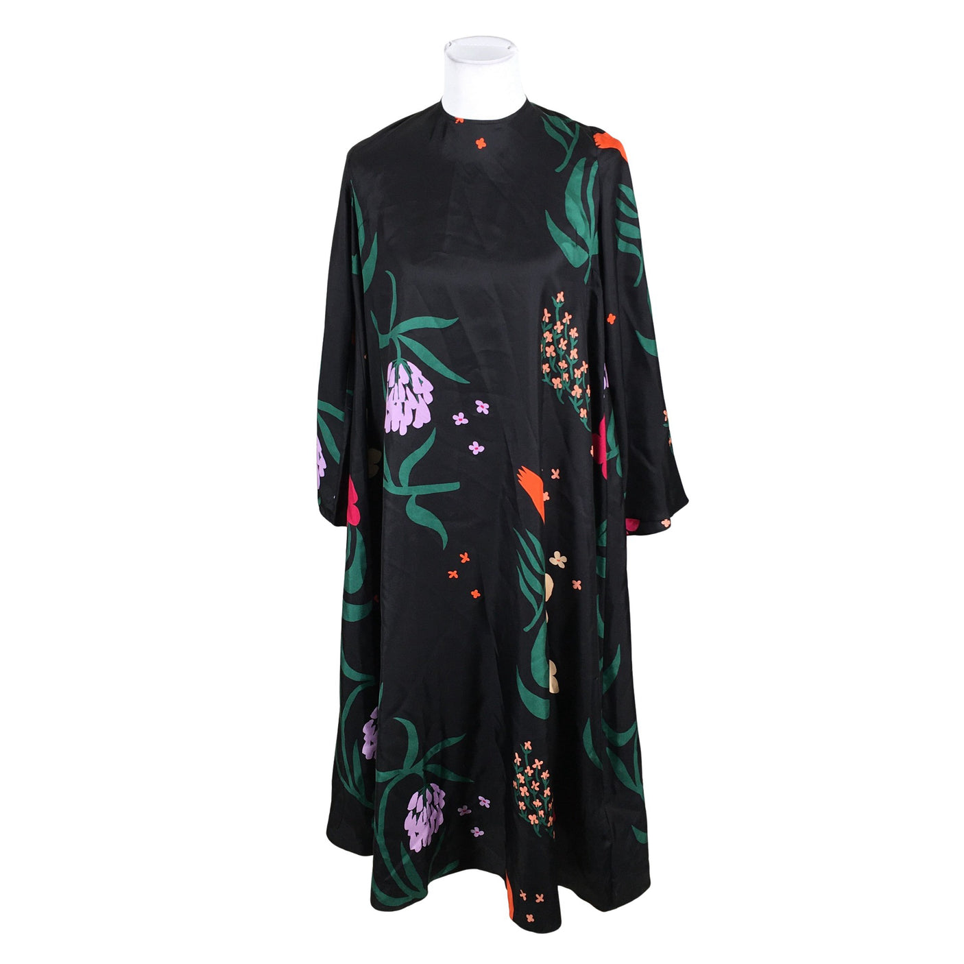 Naisten Marimekko - Sifonkimekko, koko 36 - Musta (1)