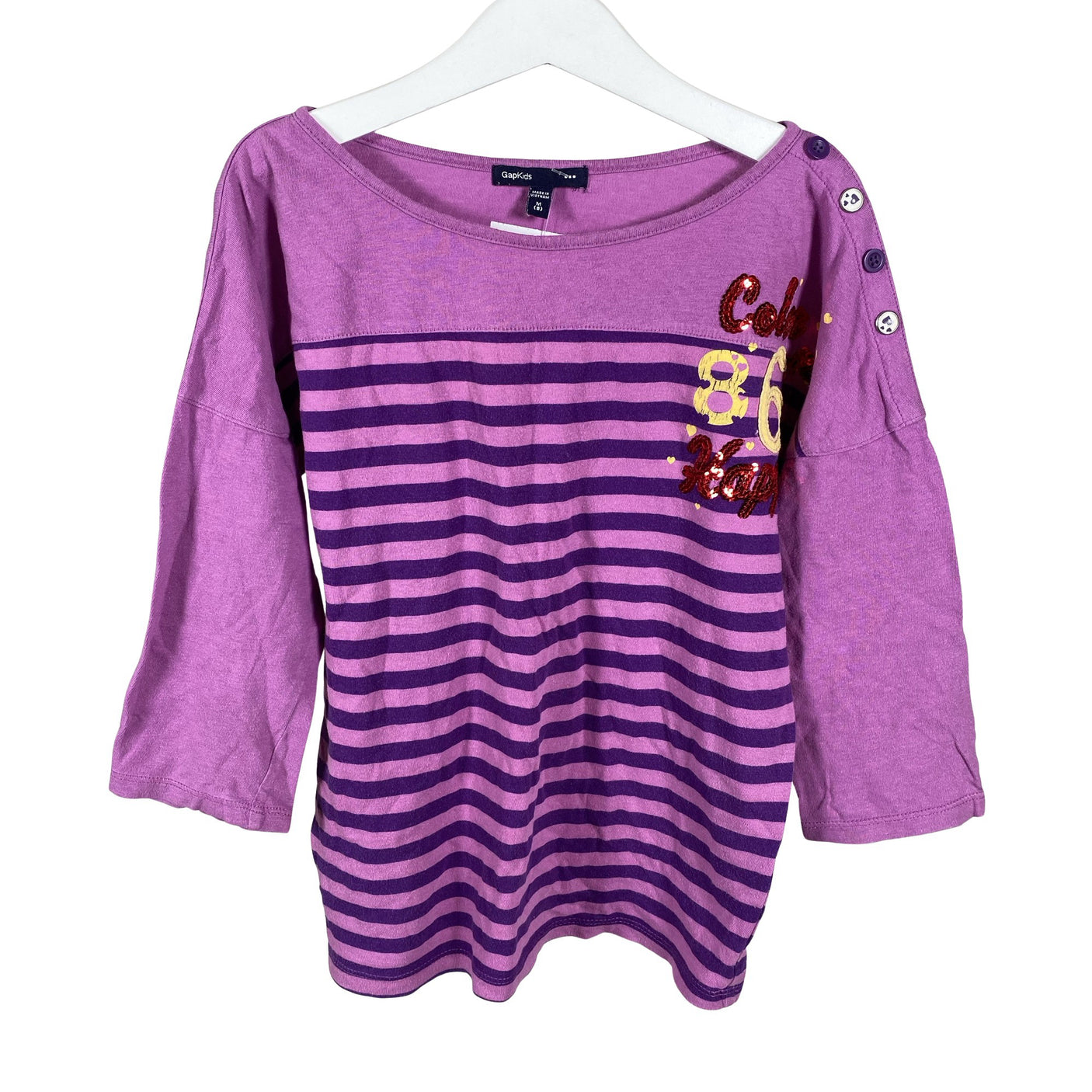 Tyttöjen Gap - Trikoopaita, koko 122 - 128 - Violetti (1)