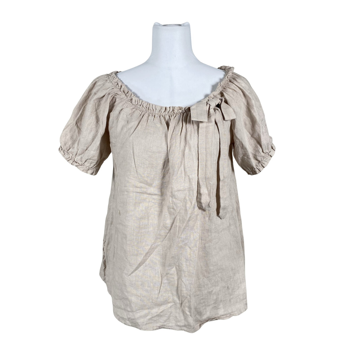 Naisten Peura - Lyhythihainen pusero, koko 38 - Beige (1)