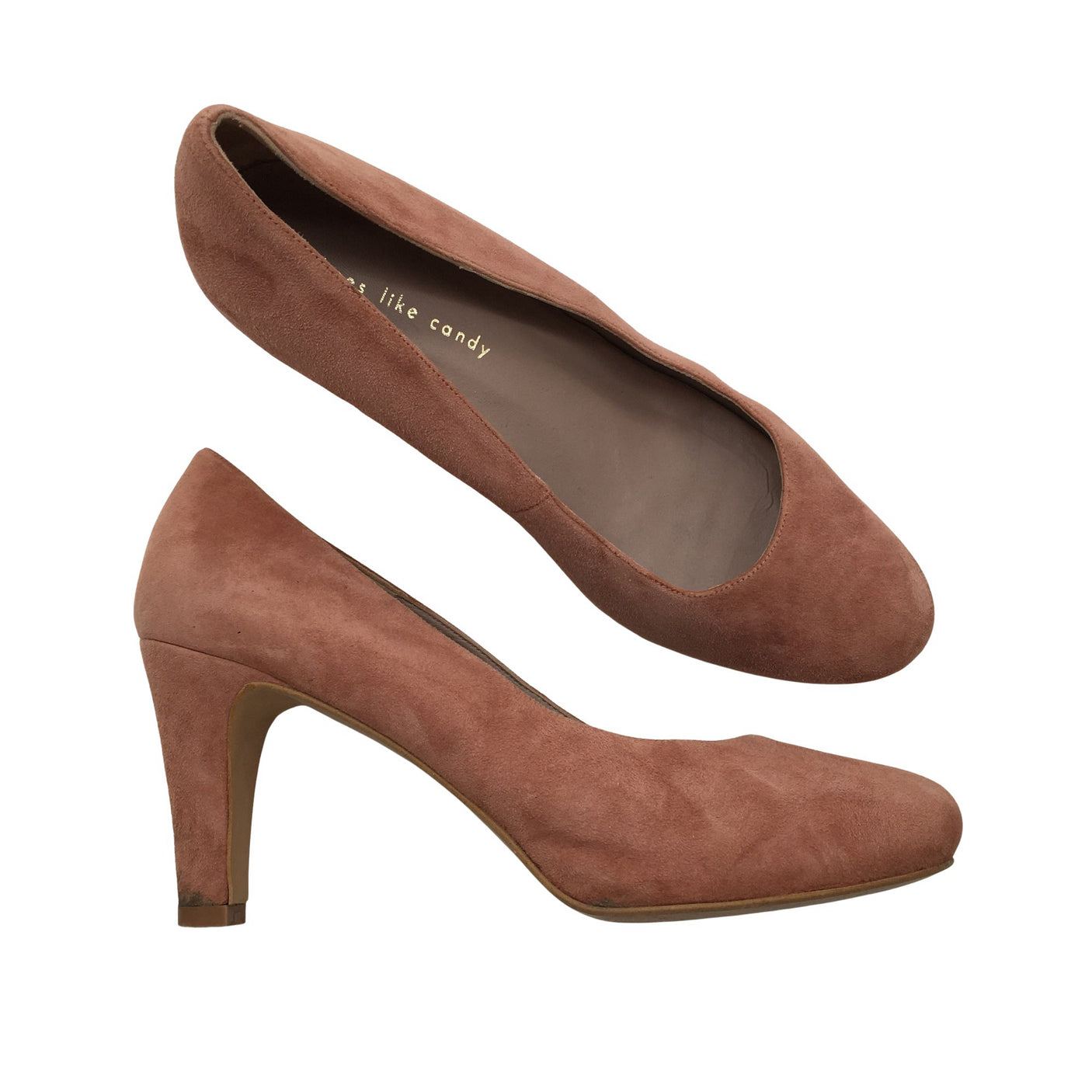 Naisten Shoes like candy - Korkokengät, koko 39 - Vaaleanpunainen (1)