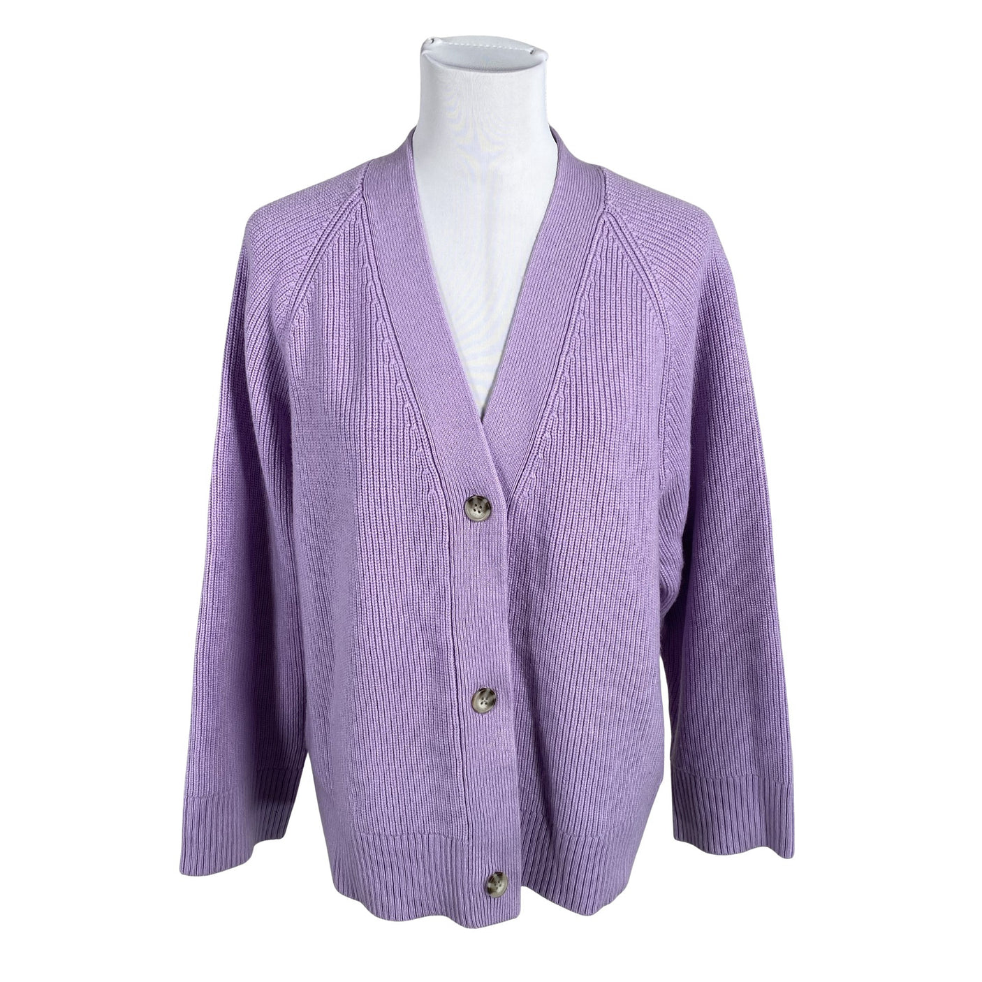 Naisten Nanso - Neuletakki, koko 40 - Violetti (1)