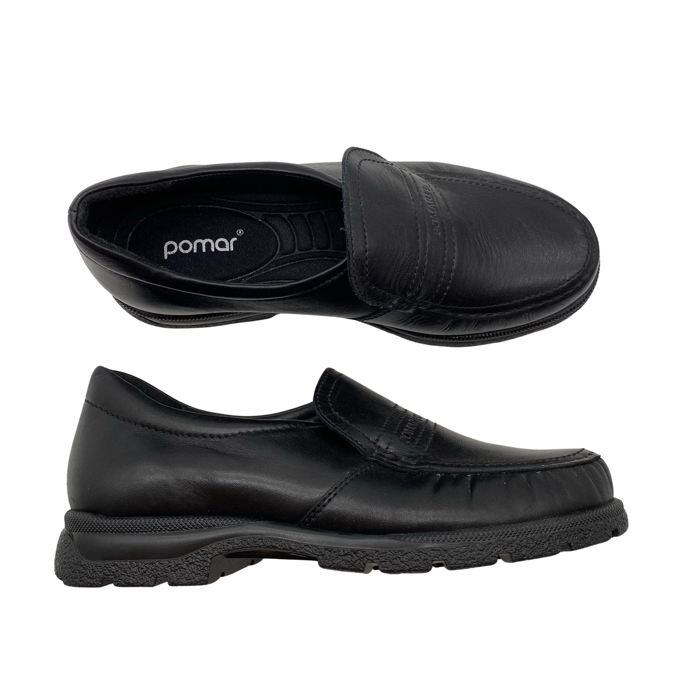 Miesten Pomar - Loaferit, koko 40 - Musta (1)