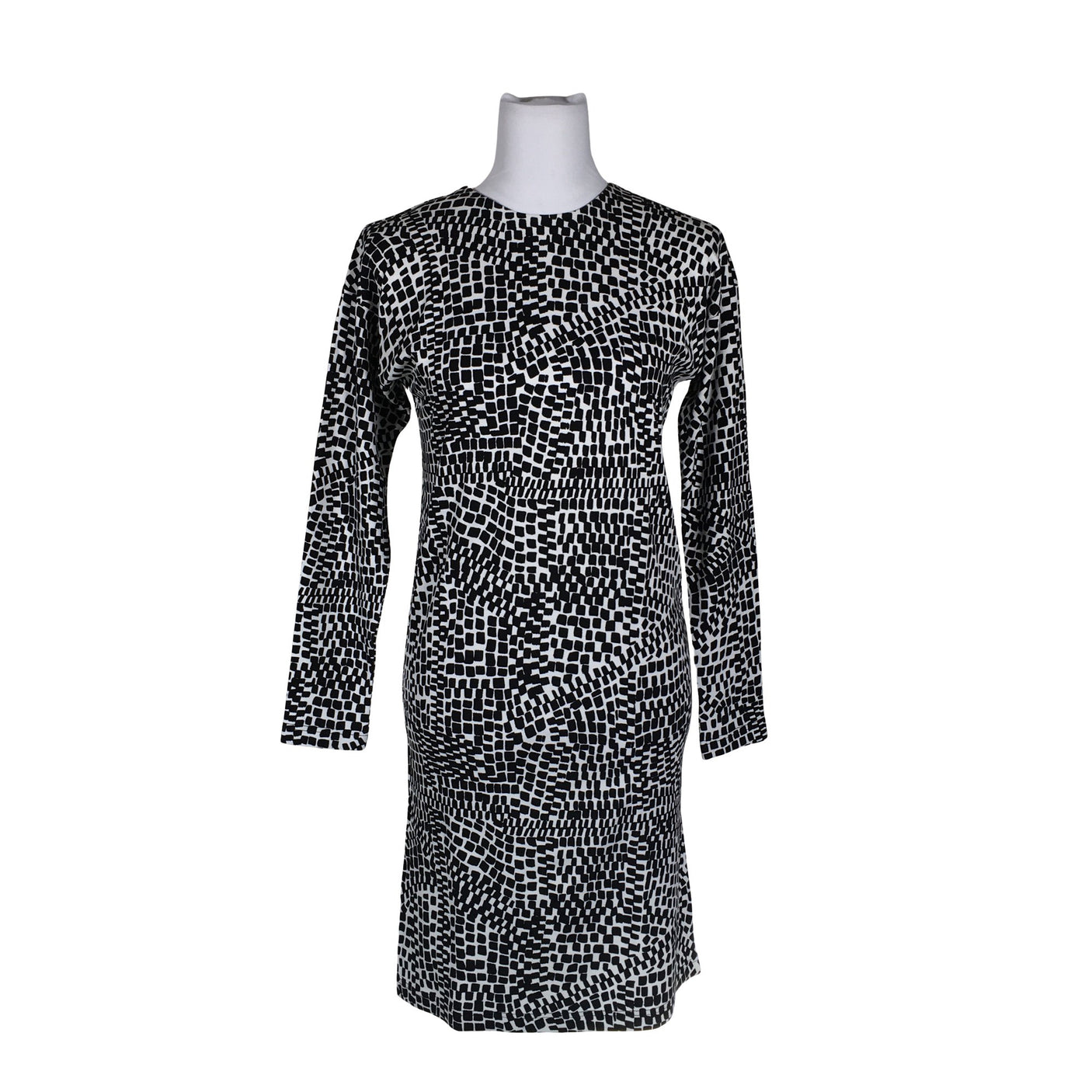 Naisten Marimekko - Trikoomekko, koko 34 - Valkoinen (1)