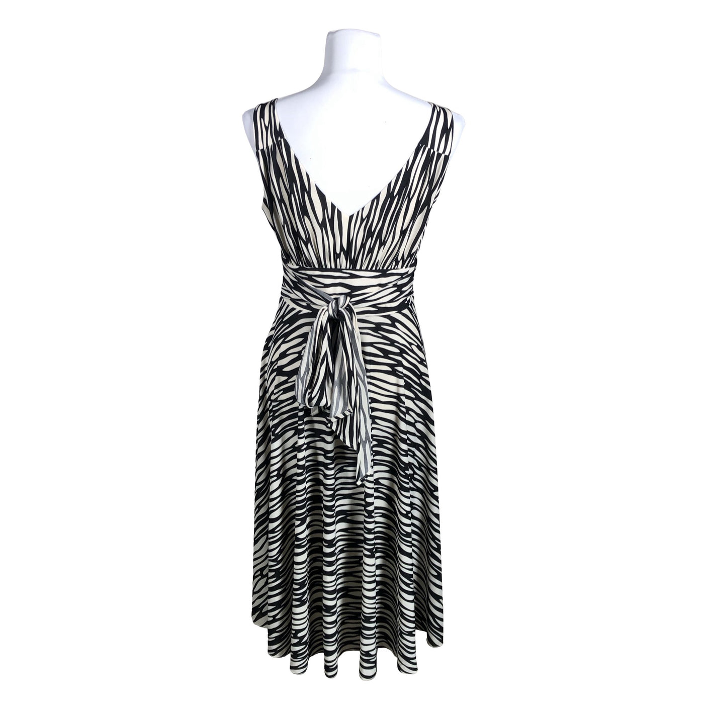 Naisten Trendy Look - Trikoomekko, koko 36 - Beige (2)