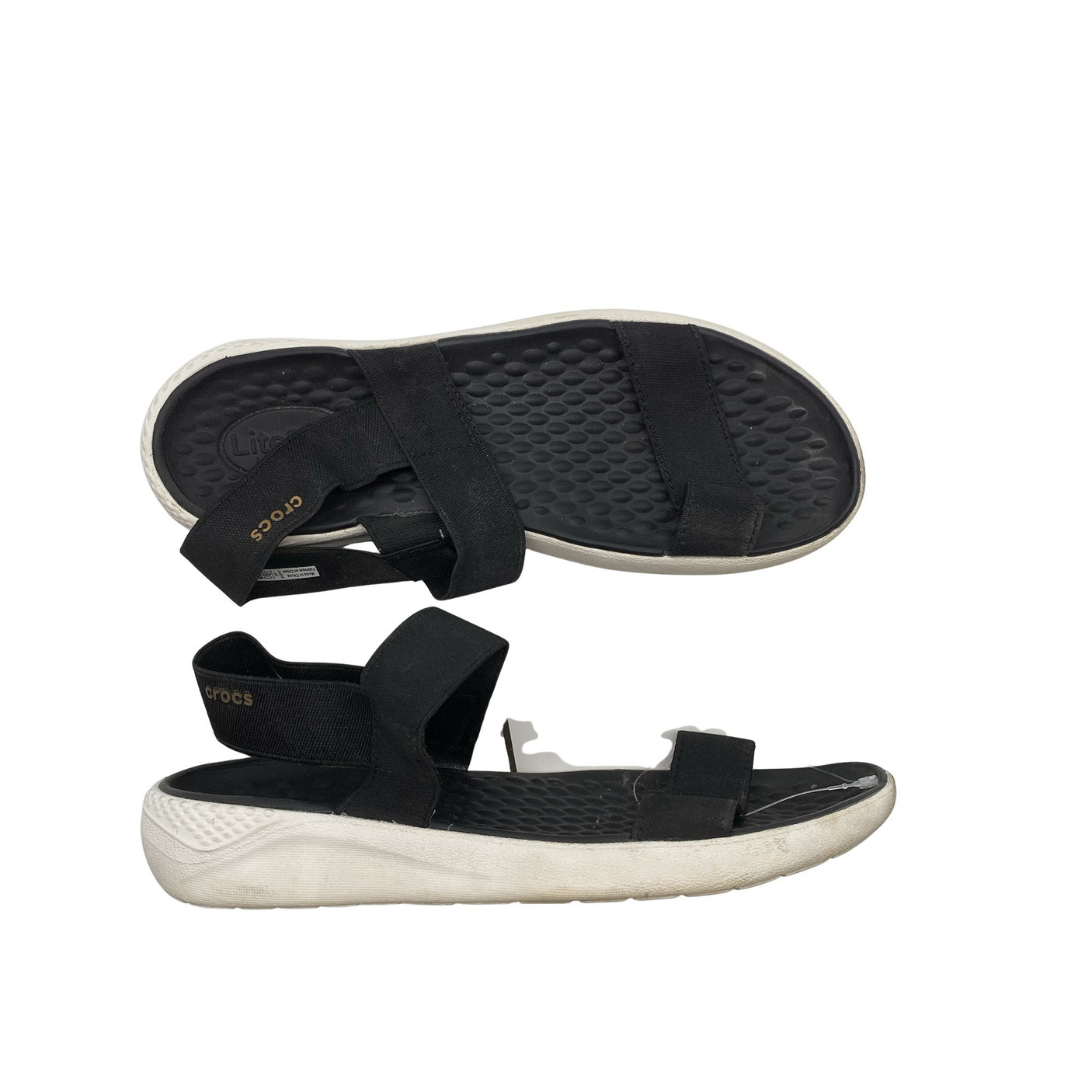 Naisten Crocs - Sandaalit, koko 40 - Musta (1)