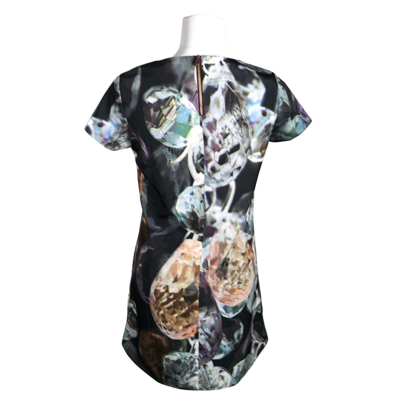 Naisten Ted Baker - Sifonkimekko, koko 36 - Musta (2)