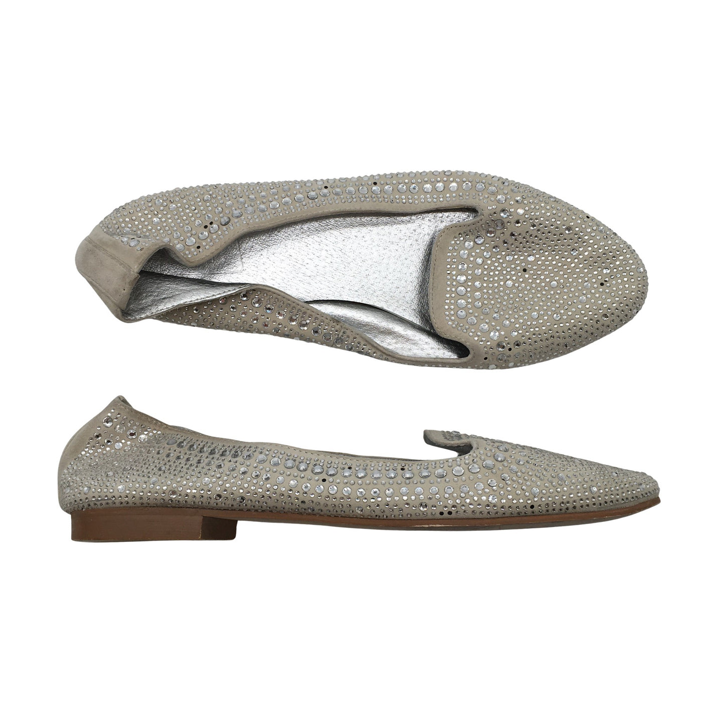 Naisten Bella Mode - Ballerinat, koko 40 - Harmaa (1)