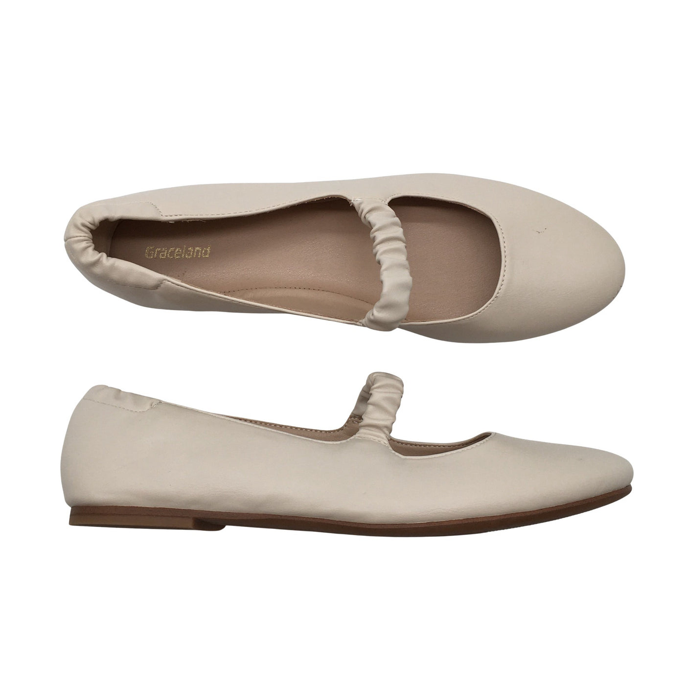 Naisten Graceland - Ballerinat, koko 41 - Beige (1)
