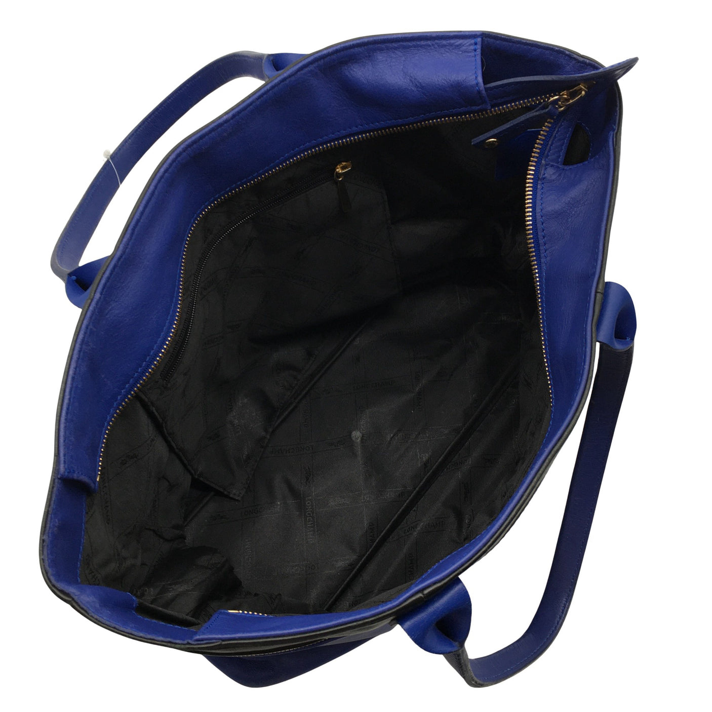 Naisten Longchamp - Käsilaukku, koko Maxi - Sininen (3)