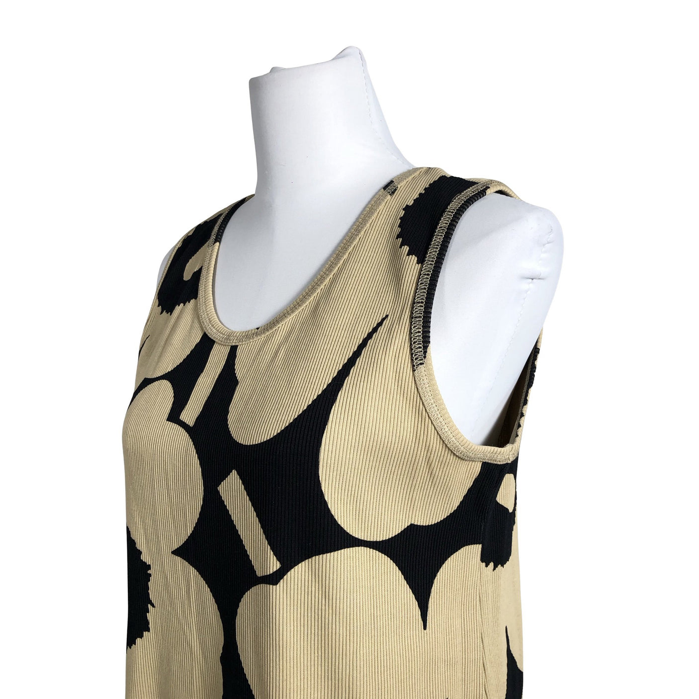 Naisten Marimekko - Trikoomekko, koko 40 - Beige (2)
