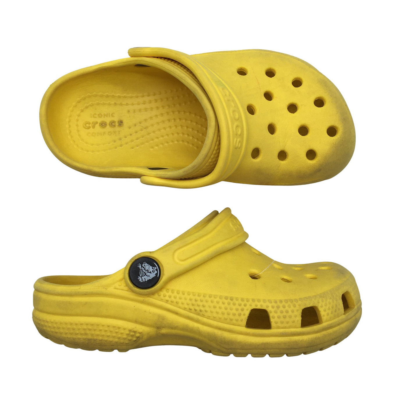 Unisex Crocs - Pistokkaat, koko 26 - Keltainen (1)