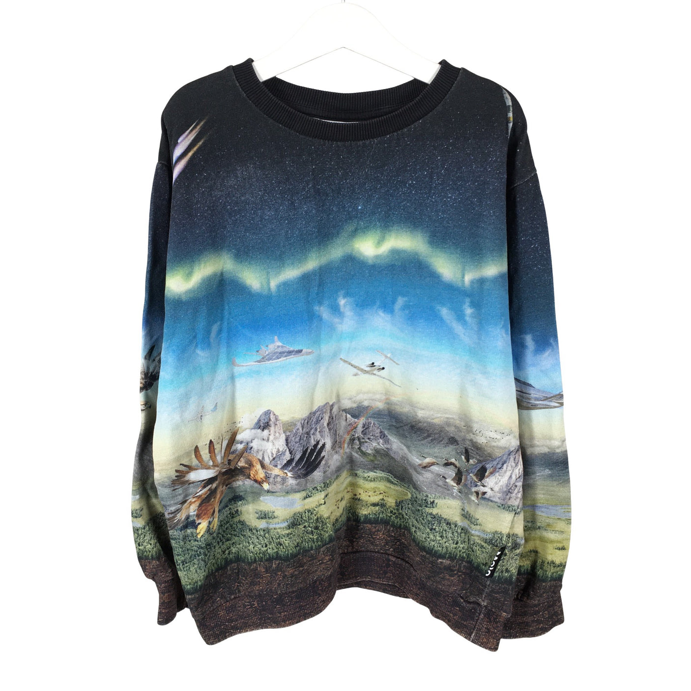 Unisex Molo Kids - Collegepaita, koko 134 - 140 - Sininen (1)