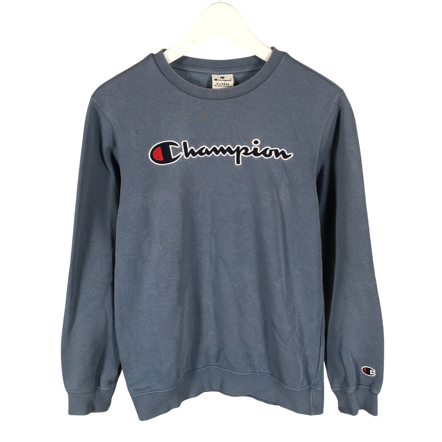 Unisex Champion - Collegepaita, koko 158 - 164 - Sininen (1)