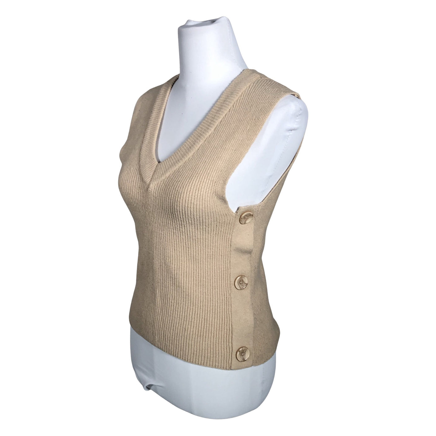 Naisten b.Young - Neuleliivi, koko 36 - Beige (2)