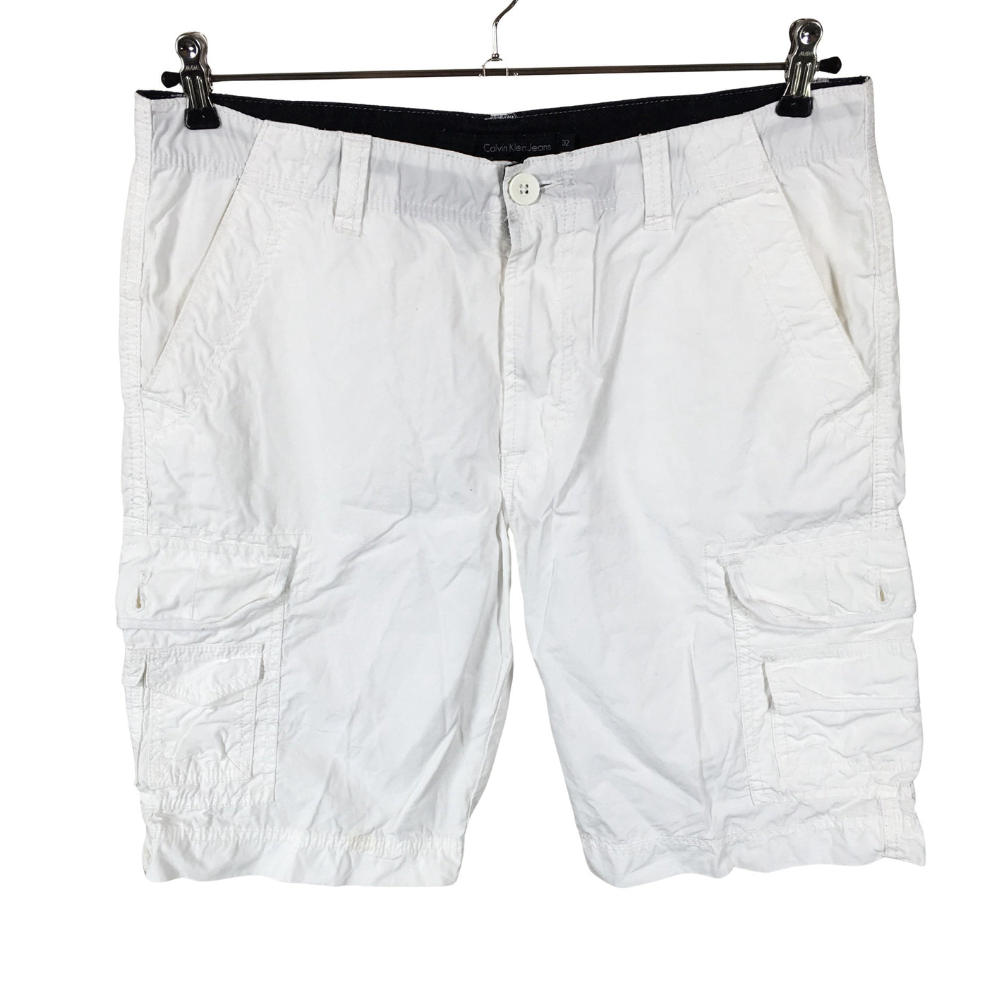 Miesten Calvin Klein Jeans - Shortsit, koko W32 - Valkoinen (1)