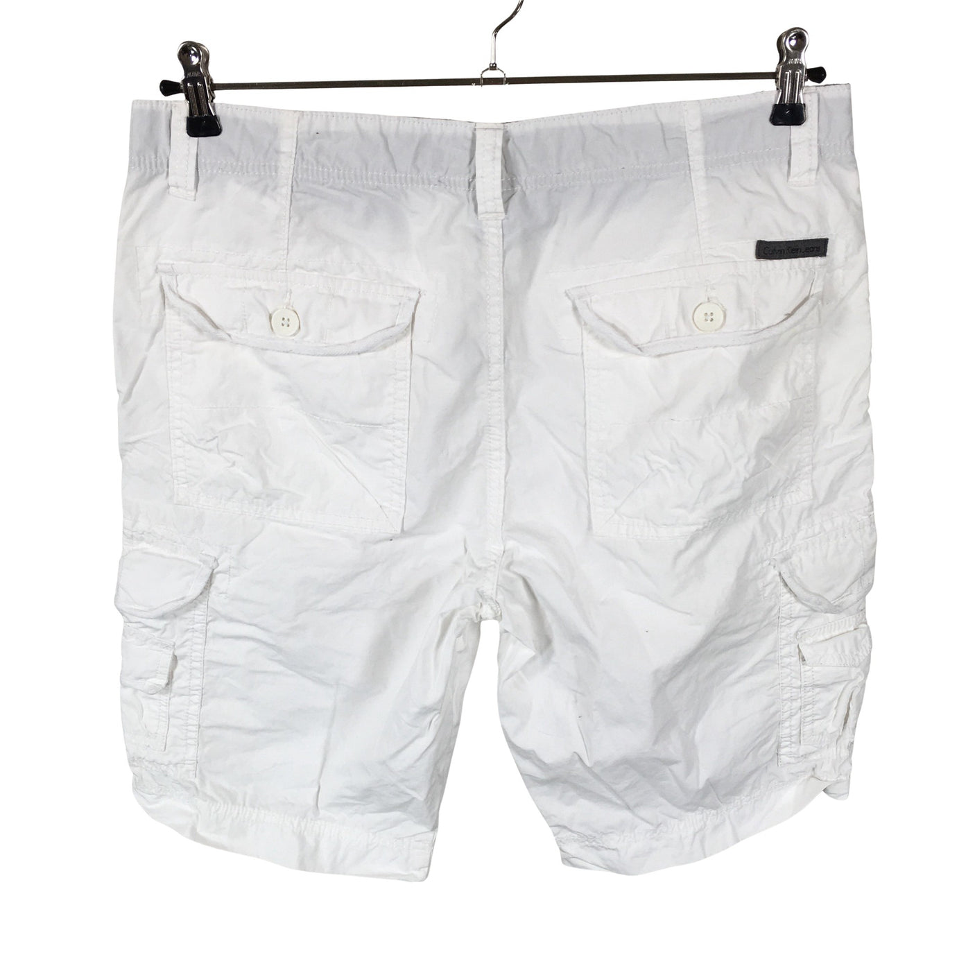 Miesten Calvin Klein Jeans - Shortsit, koko W32 - Valkoinen (2)