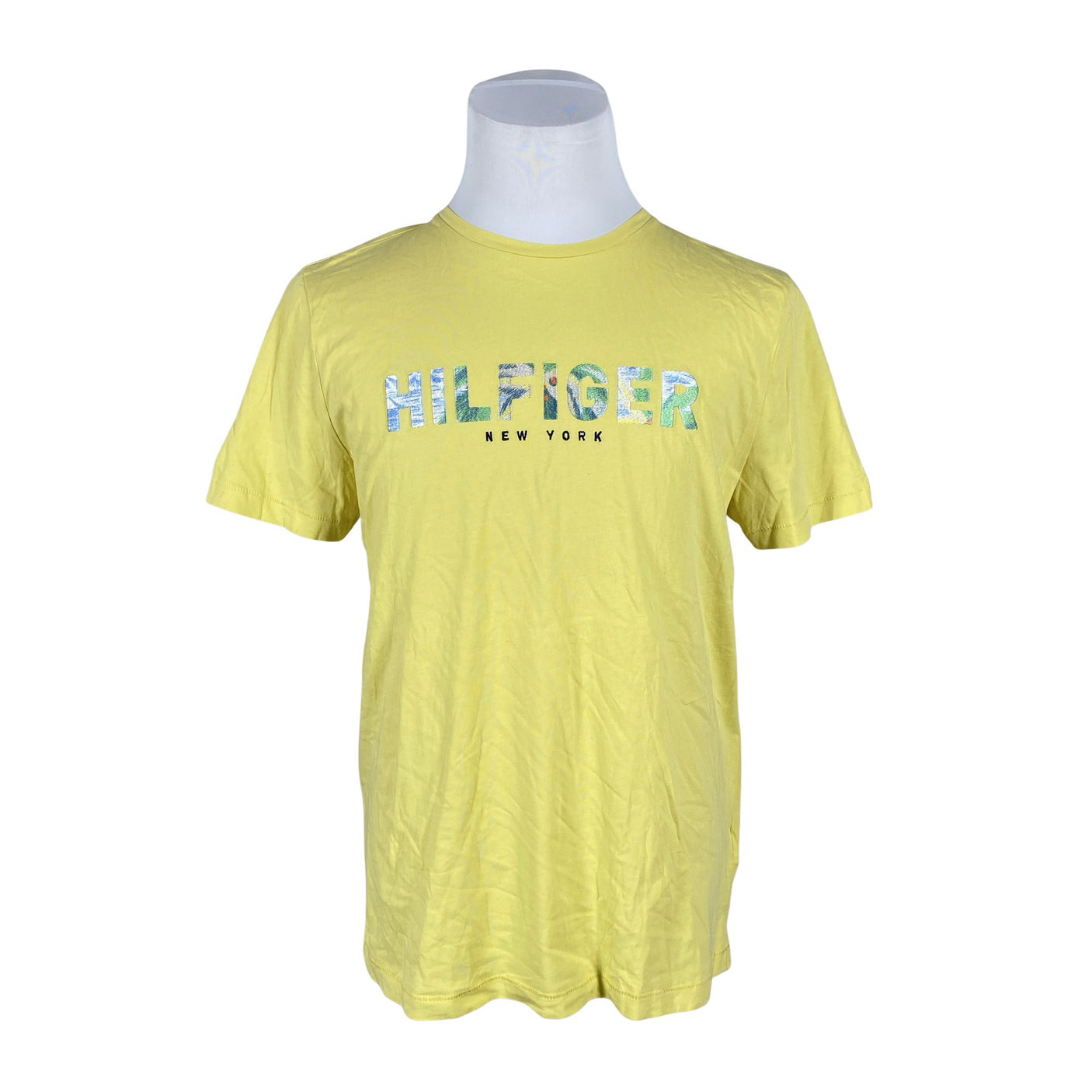 Miesten Tommy Hilfiger - T-paita, koko 40 - Keltainen (1)