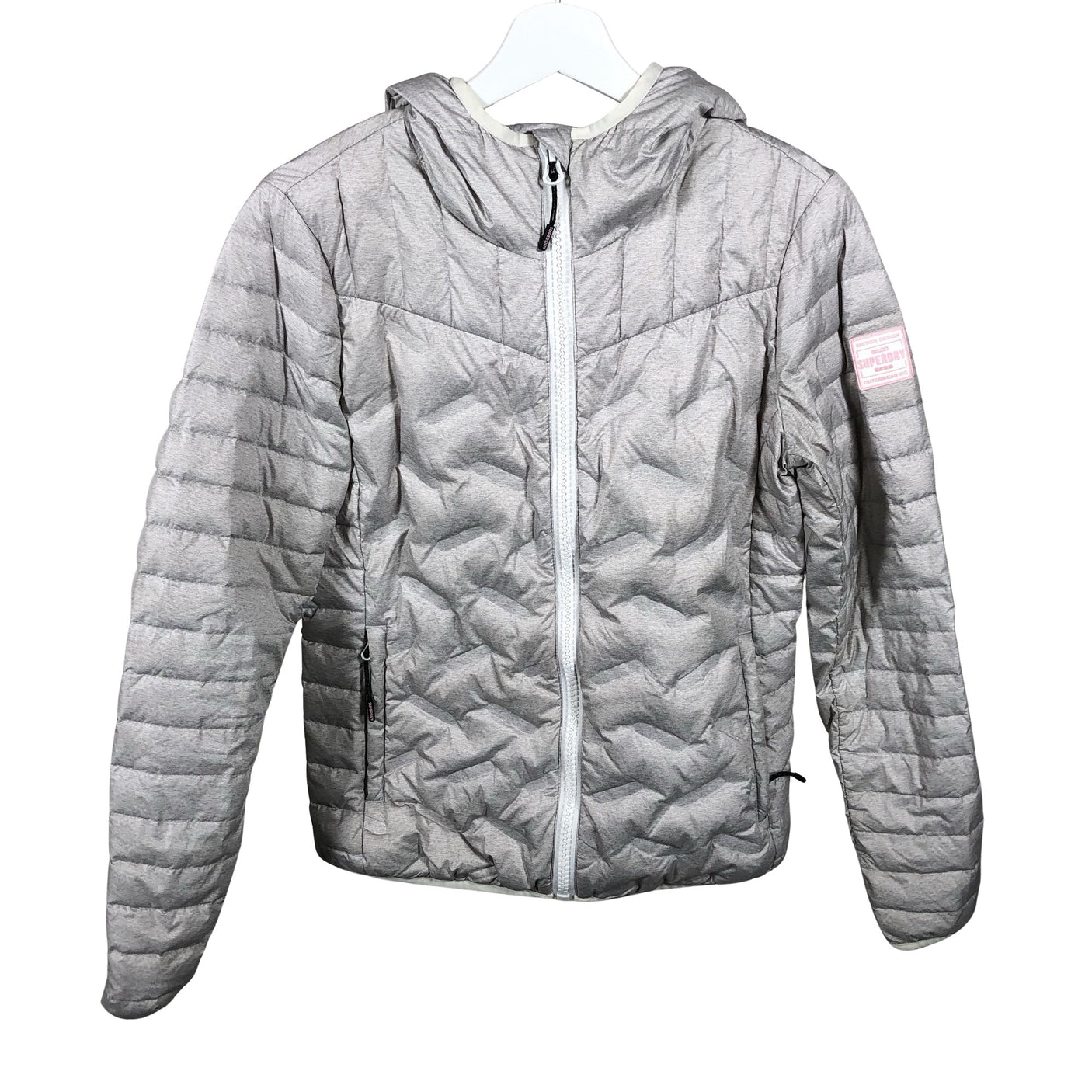 Naisten Superdry - Kevytuntuvatakki, koko 38 - Harmaa (1)